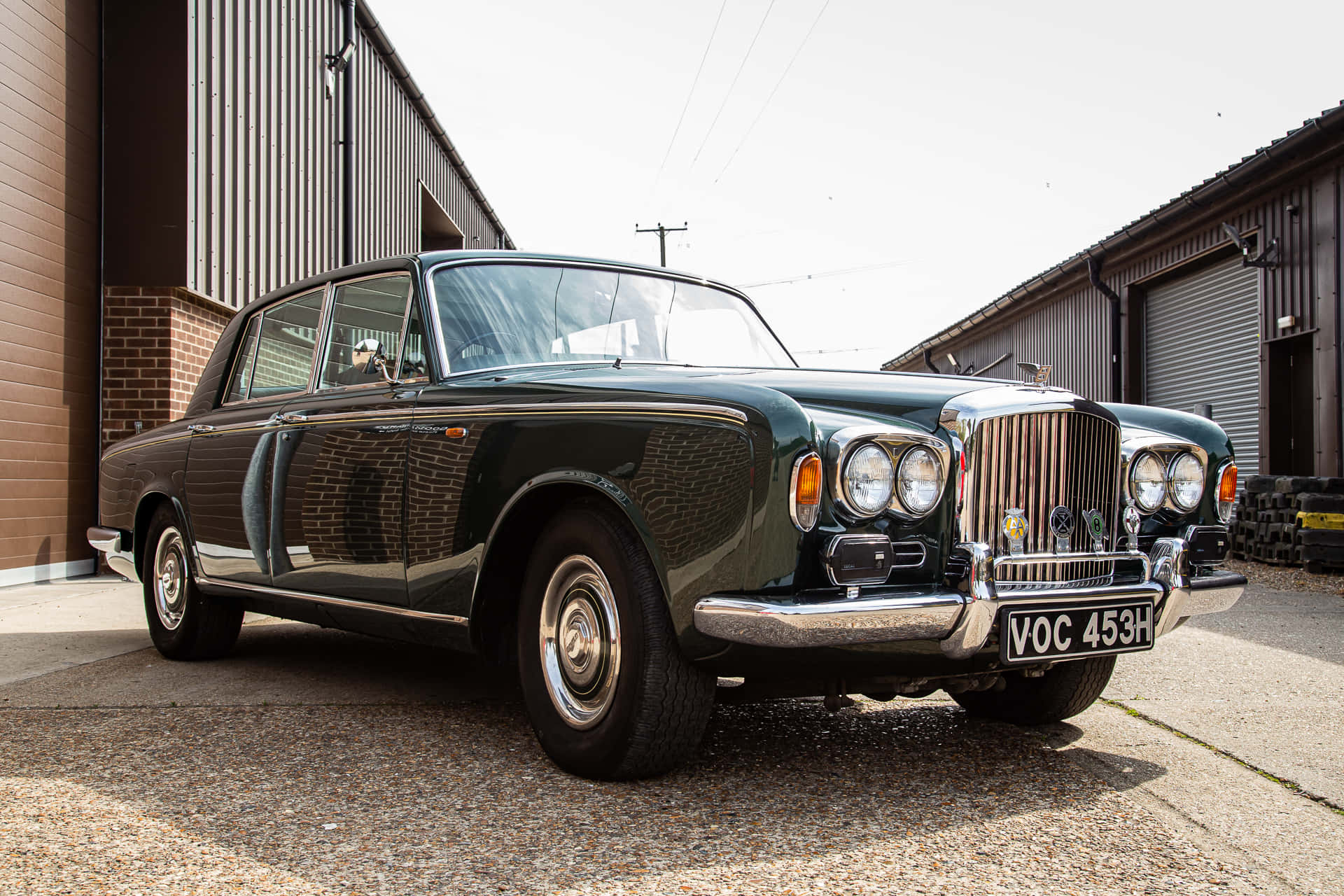 Bentley T1, dark green, vintage Bentley sedan, Full HD Desktop Wallpaper
