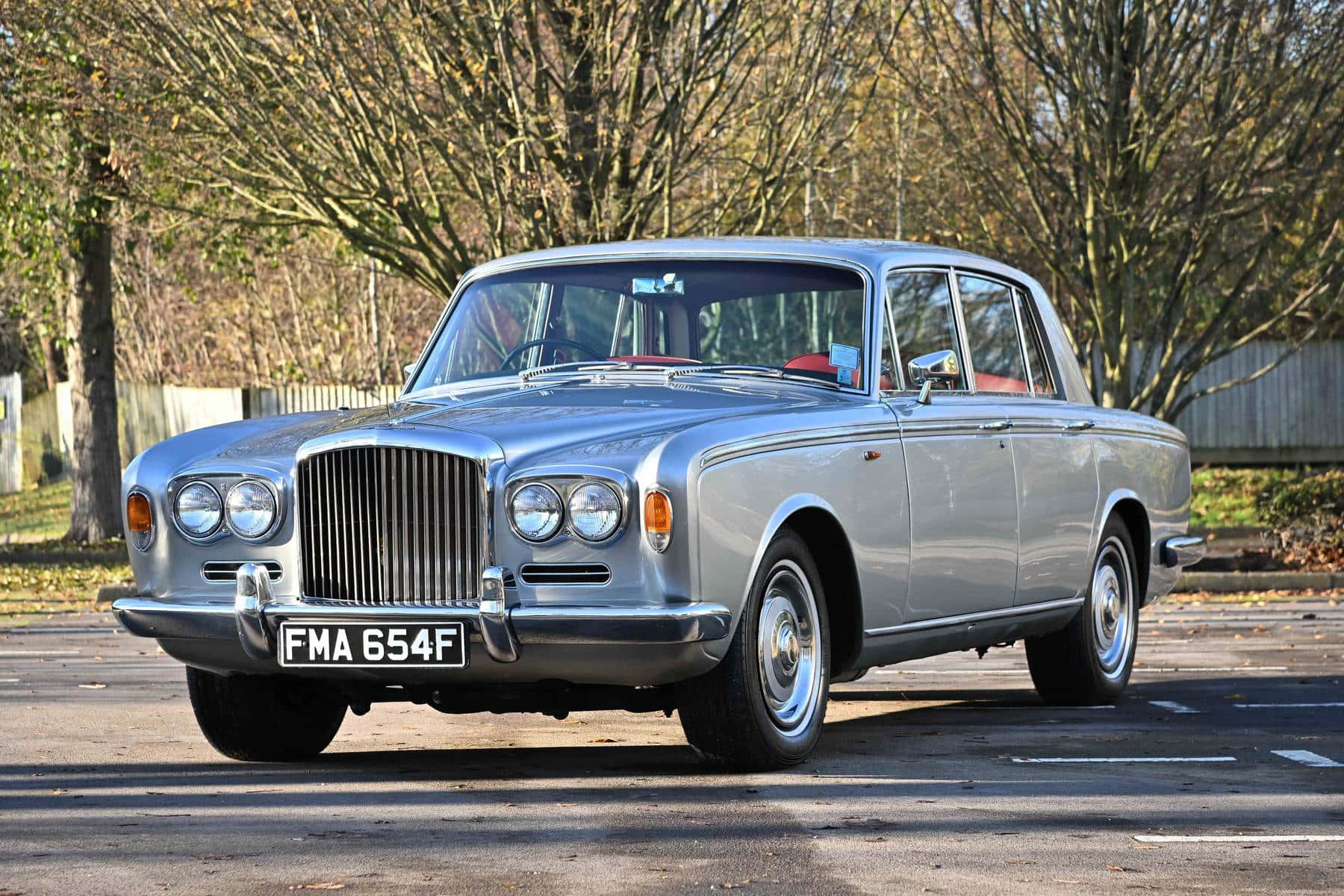 Bentley T1, silver, classic Bentley sedan, HD Desktop Wallpaper