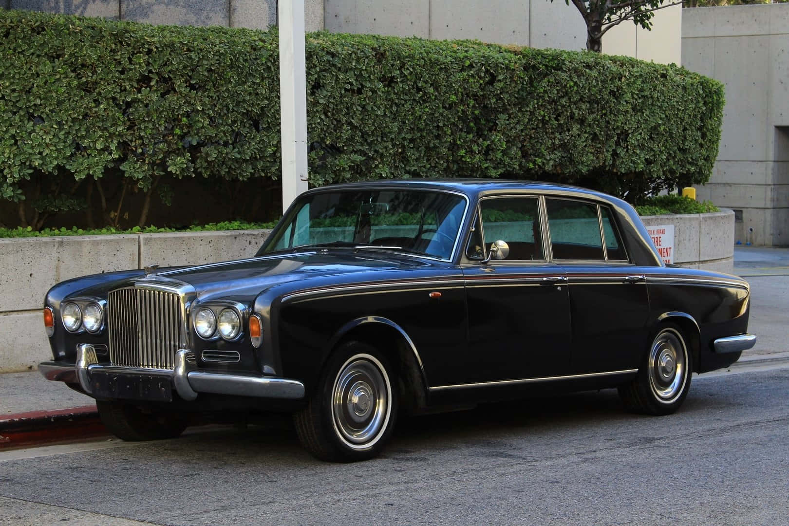 Bentley T1, black, vintage Bentley sedan, HD Desktop Wallpaper