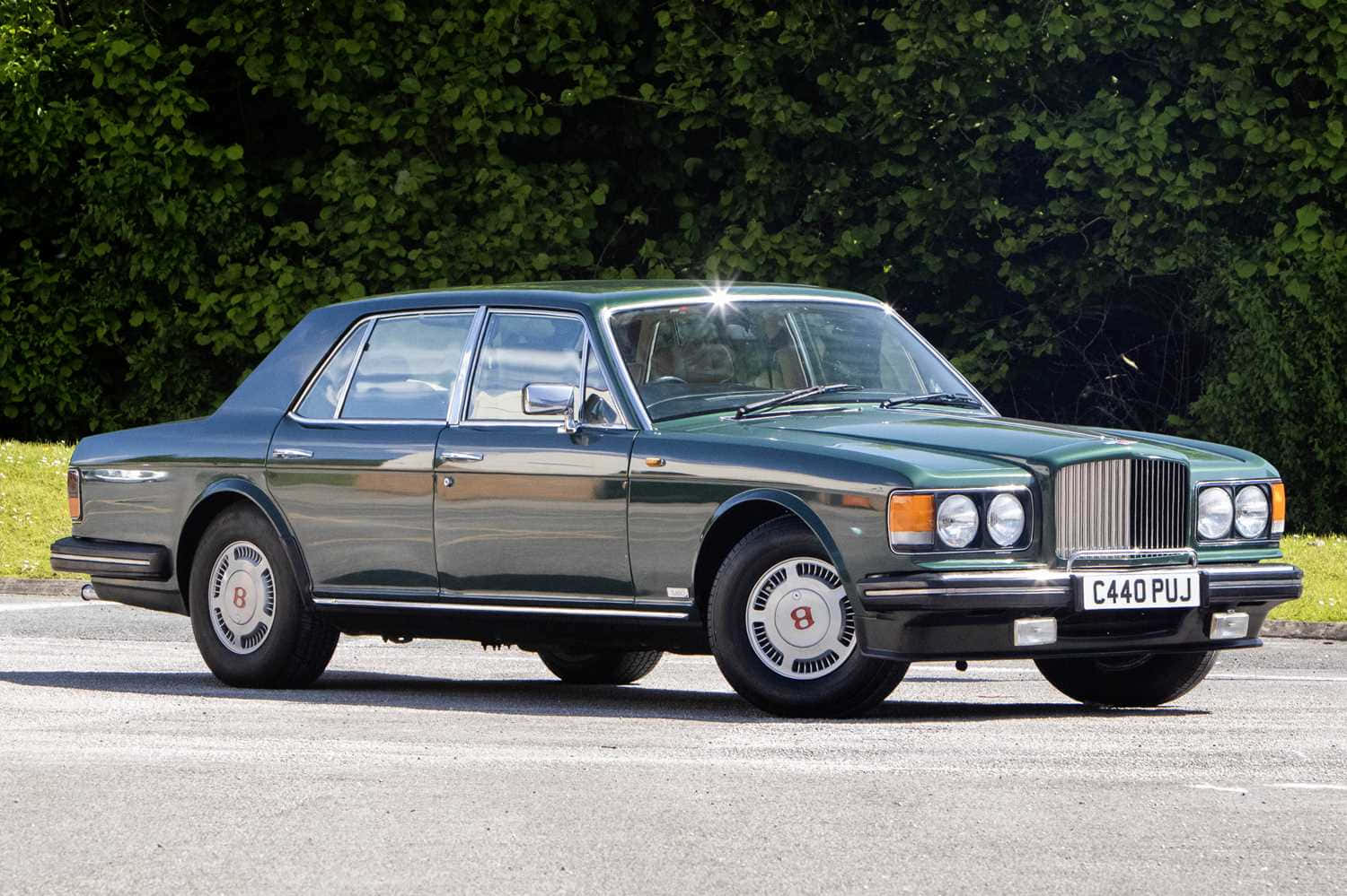 Bentley Turbo R, Classic Green, dark green, HD Desktop Wallpaper