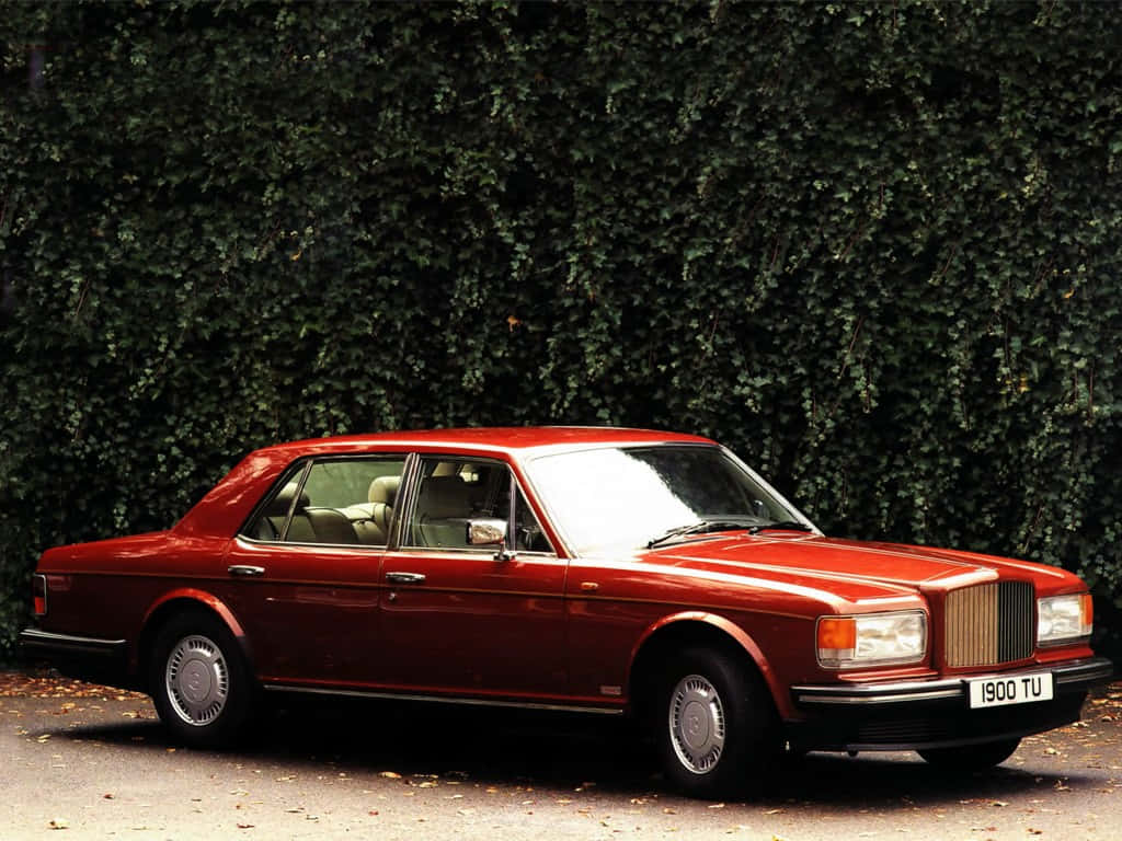 Bentley Turbo R, red, daylight, SD Desktop Wallpaper