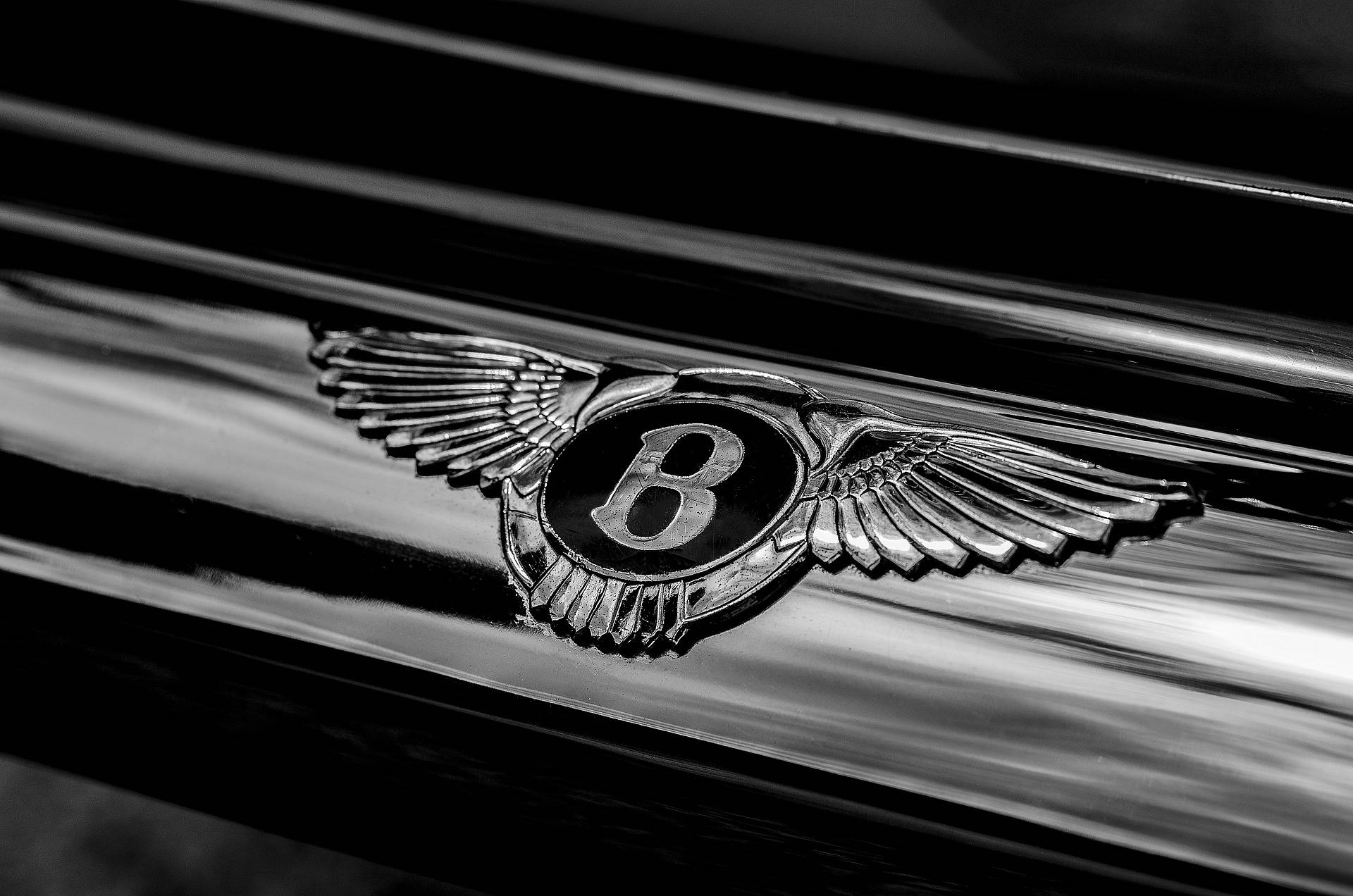 Bentley, emblem, spread wings, Full HD Desktop Wallpaper
