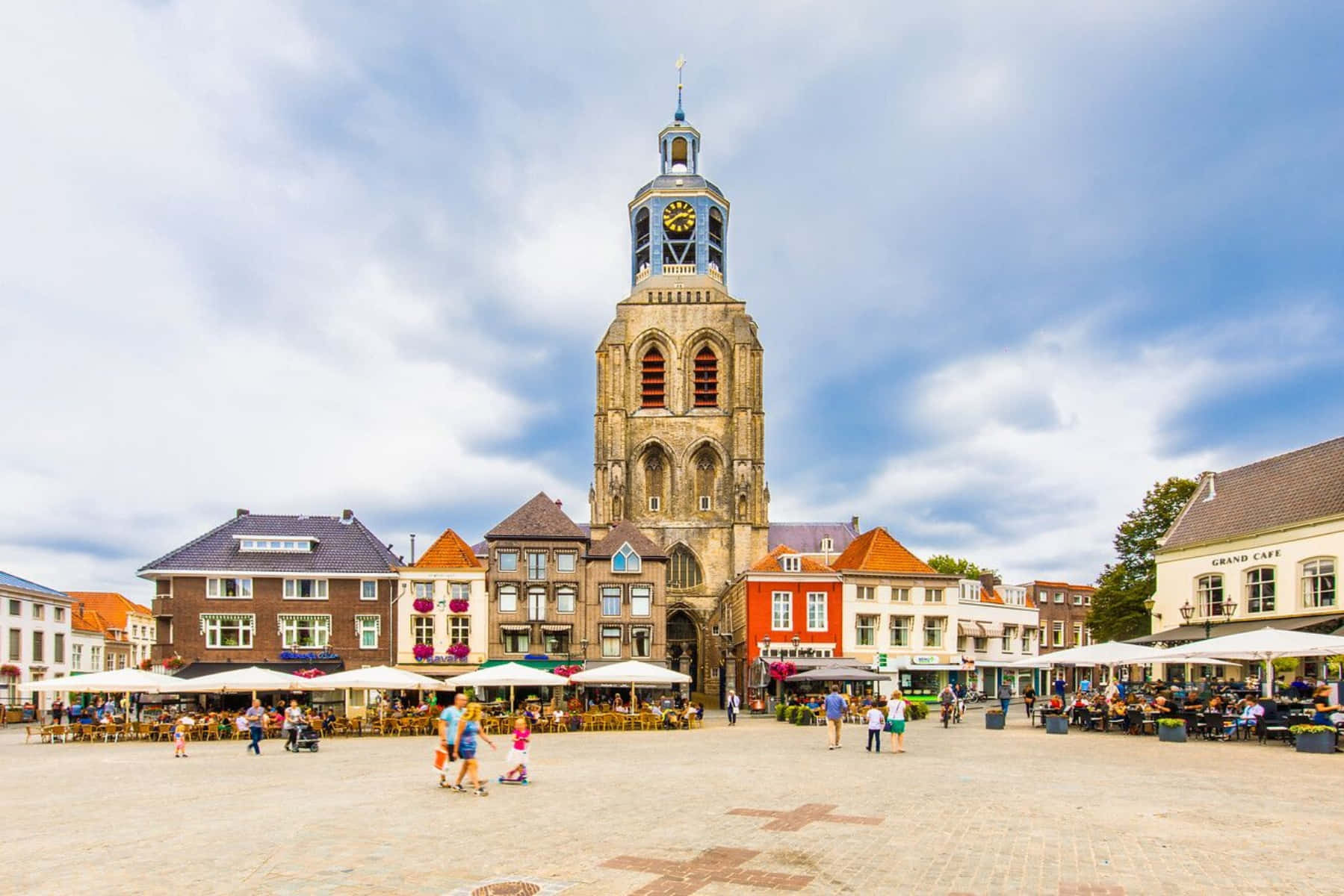 Bergen Op Zoom, market square, stadhuis, HD Desktop Wallpaper