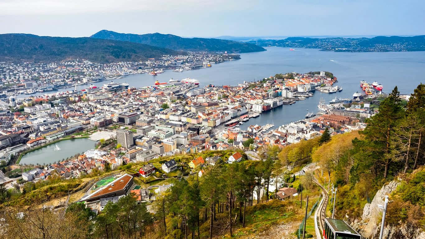 Bergen, cityscape, harbor, HD Desktop Wallpaper