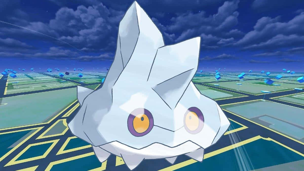 Bergmite, crystalline, yellow eyes, SD Desktop Wallpaper