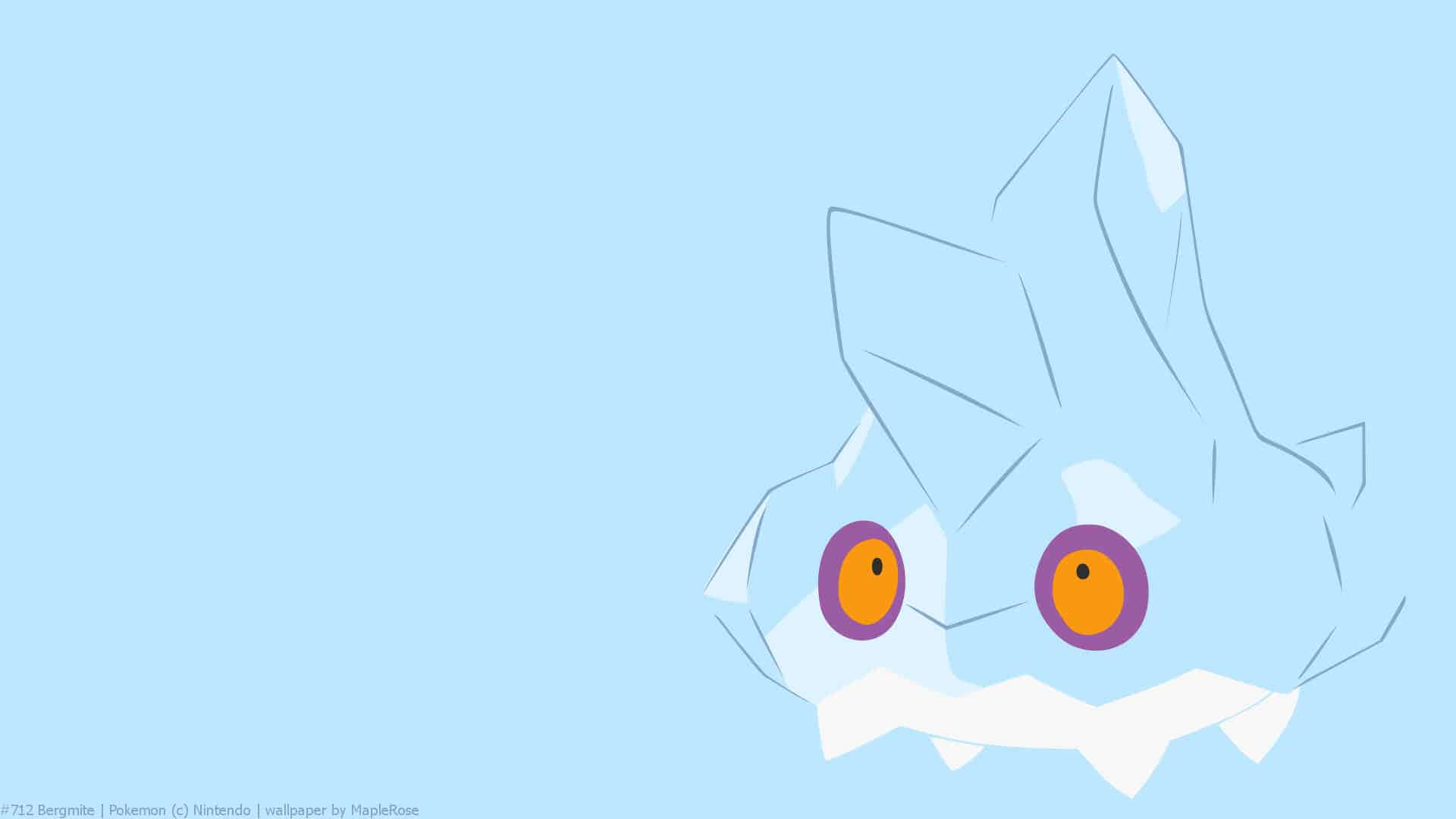 Bergmite, ice-type, geometric lines, Full HD Desktop Wallpaper