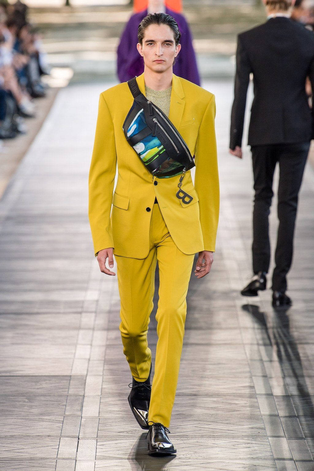 Berluti, mustard suit, yellow suit, HD Phone Wallpaper
