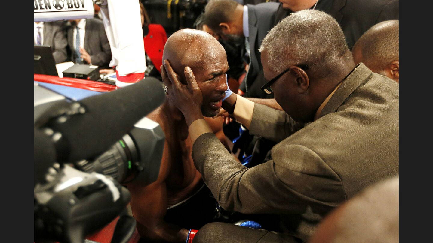 Bernard Hopkins, ring, coach, HD Desktop Wallpaper
