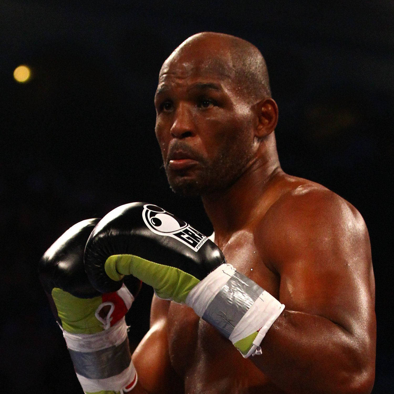 Bernard Hopkins, black gloves, green accents, HD Desktop Wallpaper