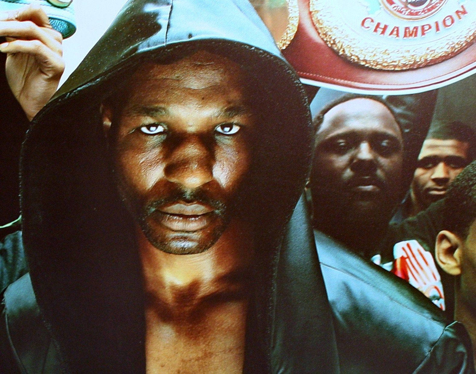 Bernard Hopkins, black hooded jacket, championship belt, HD Desktop Wallpaper