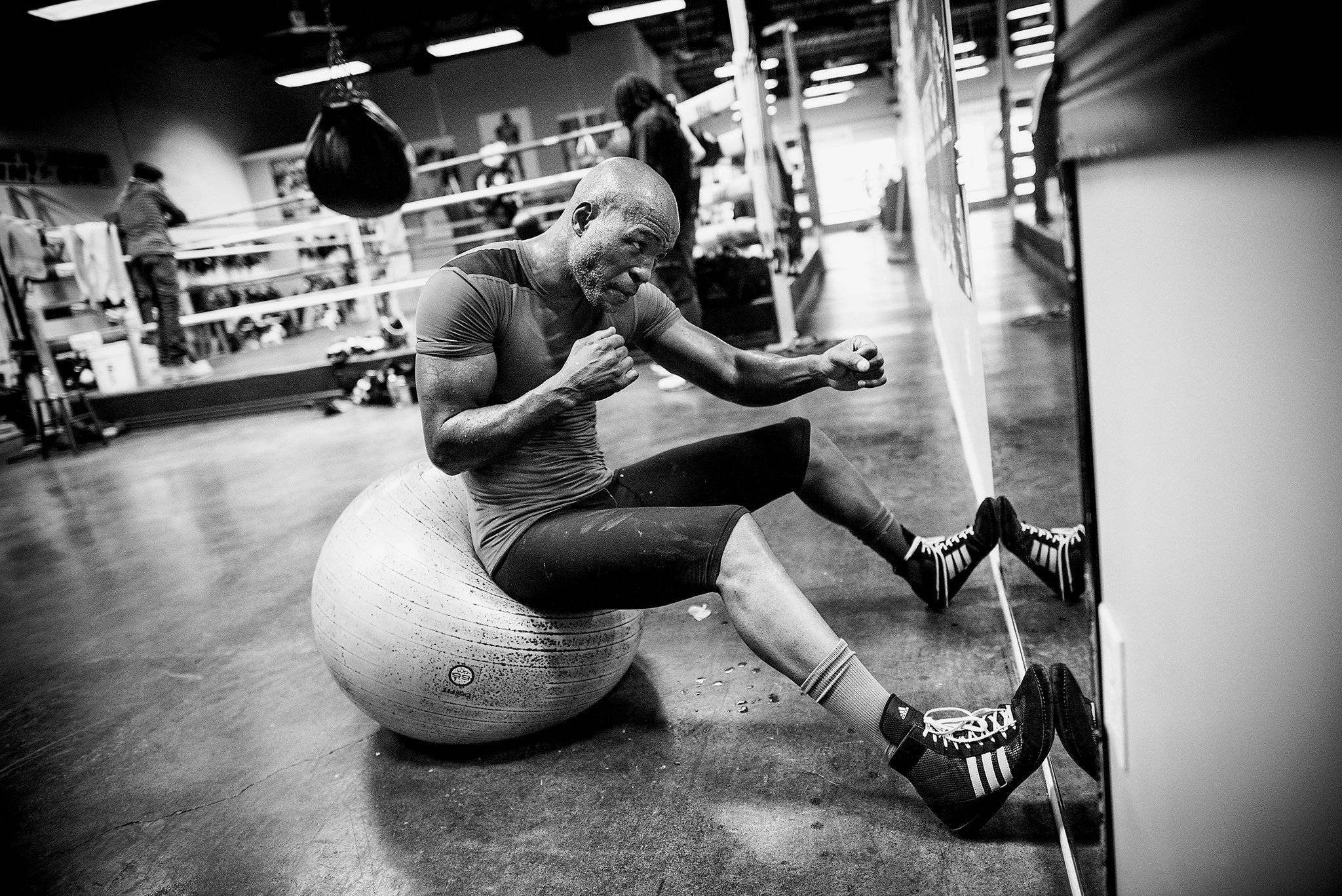 Bernard Hopkins, gym, exercise ball, Full HD Desktop Wallpaper