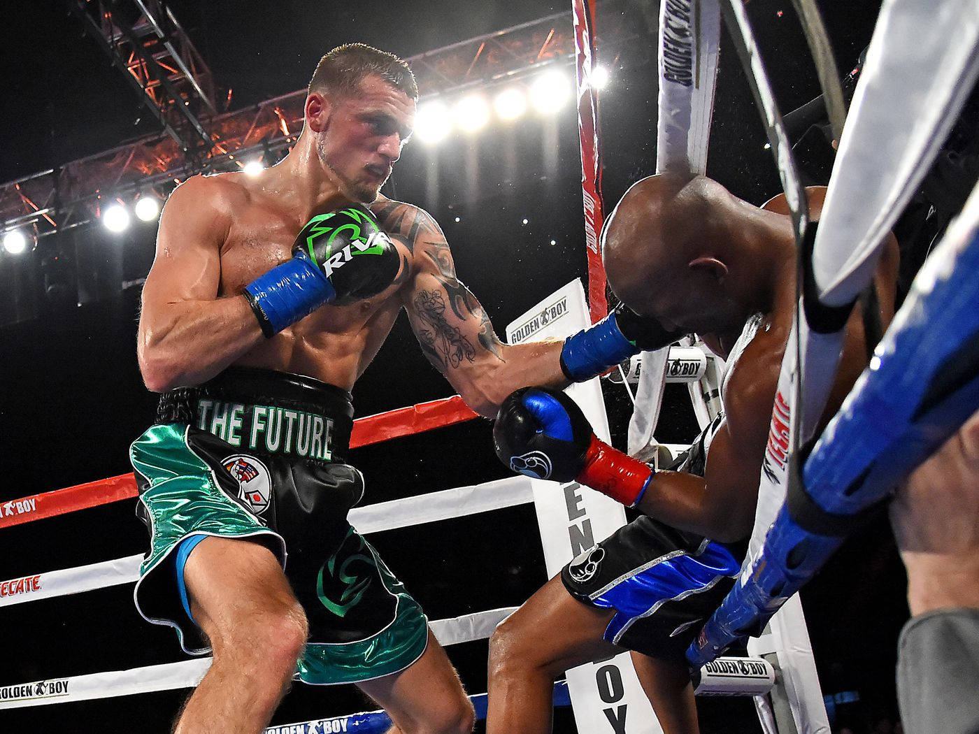 Bernard Hopkins, ring, green shorts, HD Desktop Wallpaper
