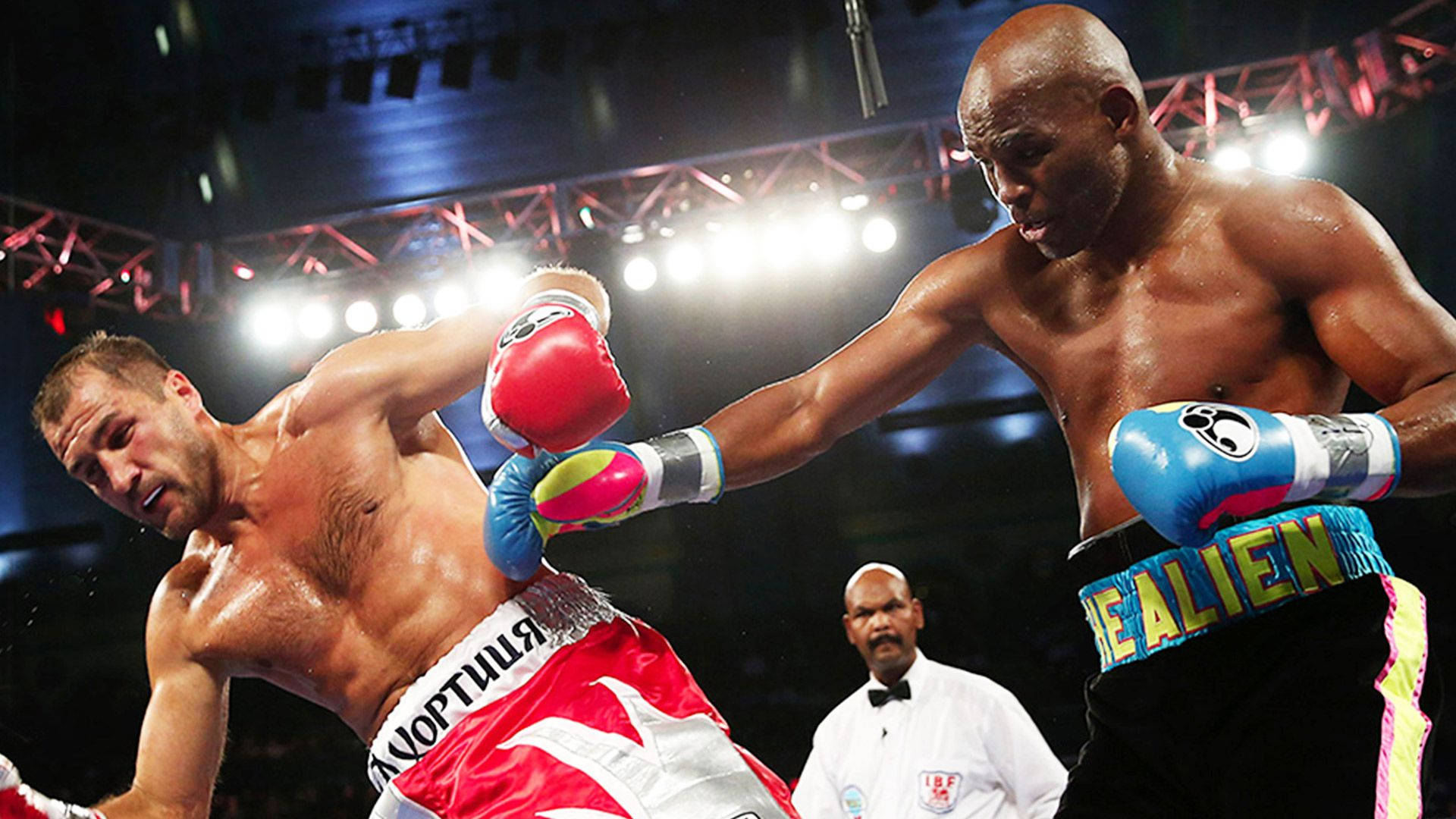 Bernard Hopkins, boxers, ring, Full HD Desktop Wallpaper
