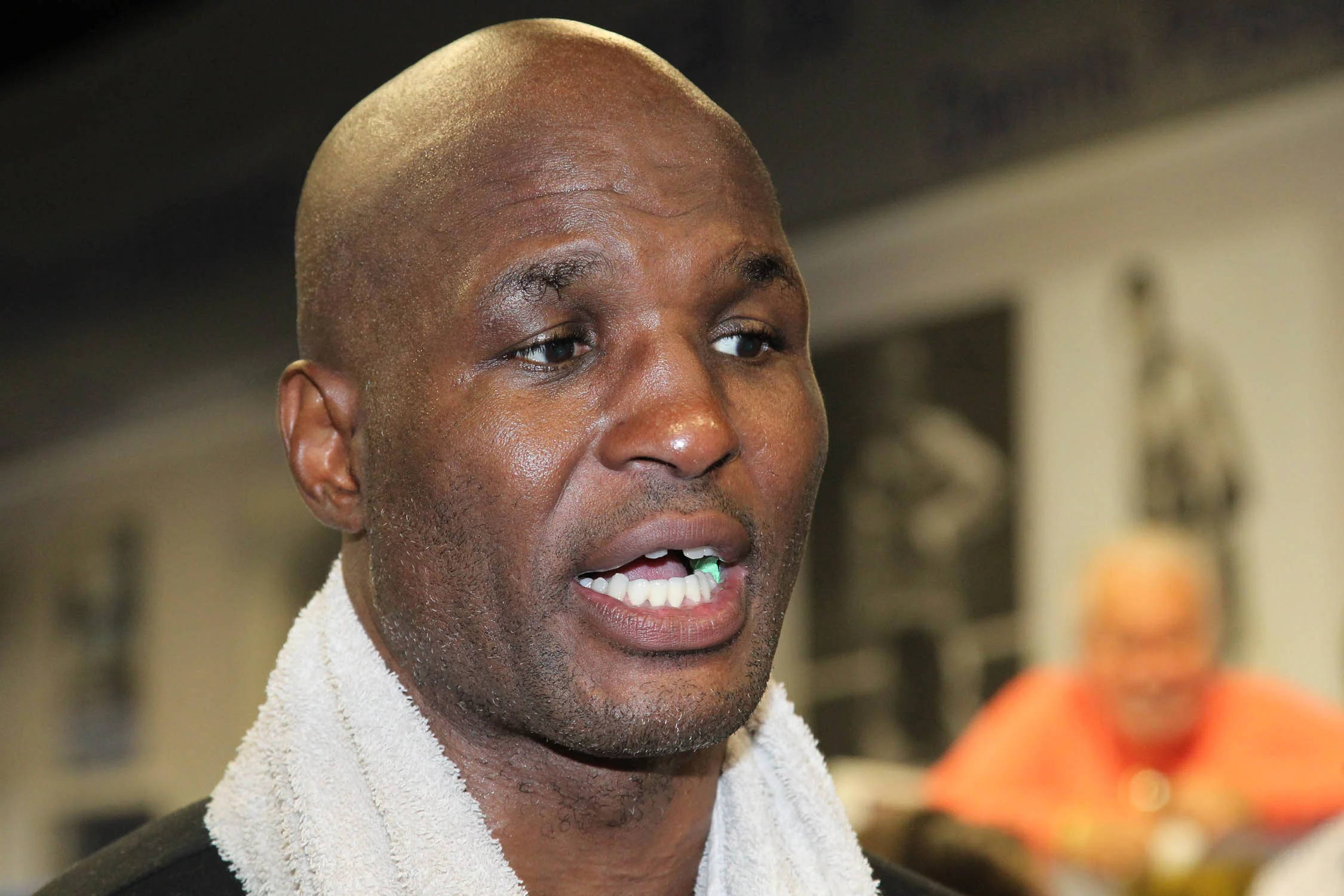Bernard Hopkins, one-on-one interview, bald Black man, Full HD Desktop Wallpaper