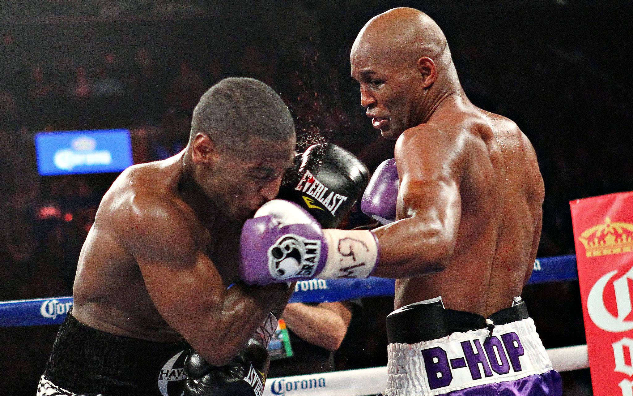 Bernard Hopkins, ring, boxers, Full HD Desktop Wallpaper