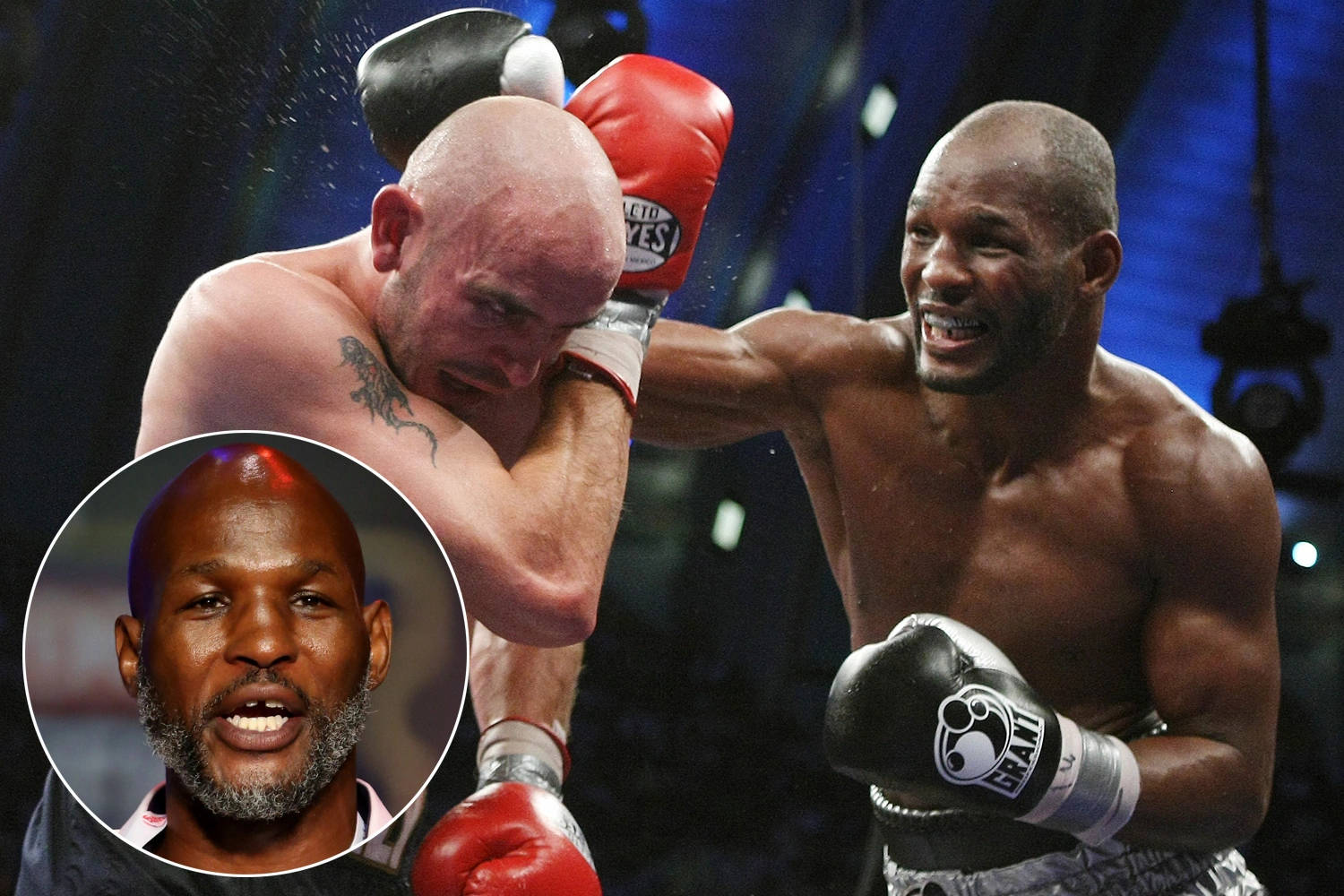Bernard Hopkins, ring fight, right hook, HD Desktop Wallpaper