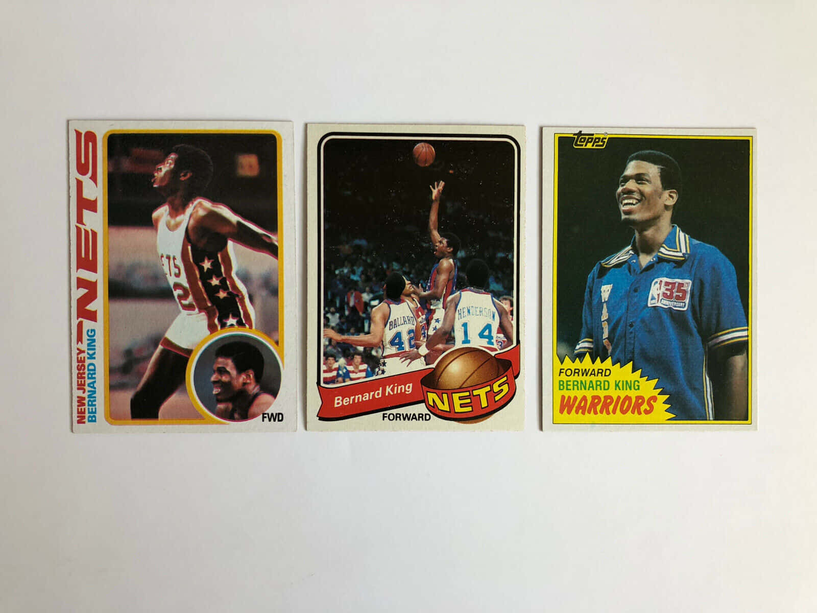 Bernard King, vintage basketball trading cards, plain white surface, HD Desktop Wallpaper