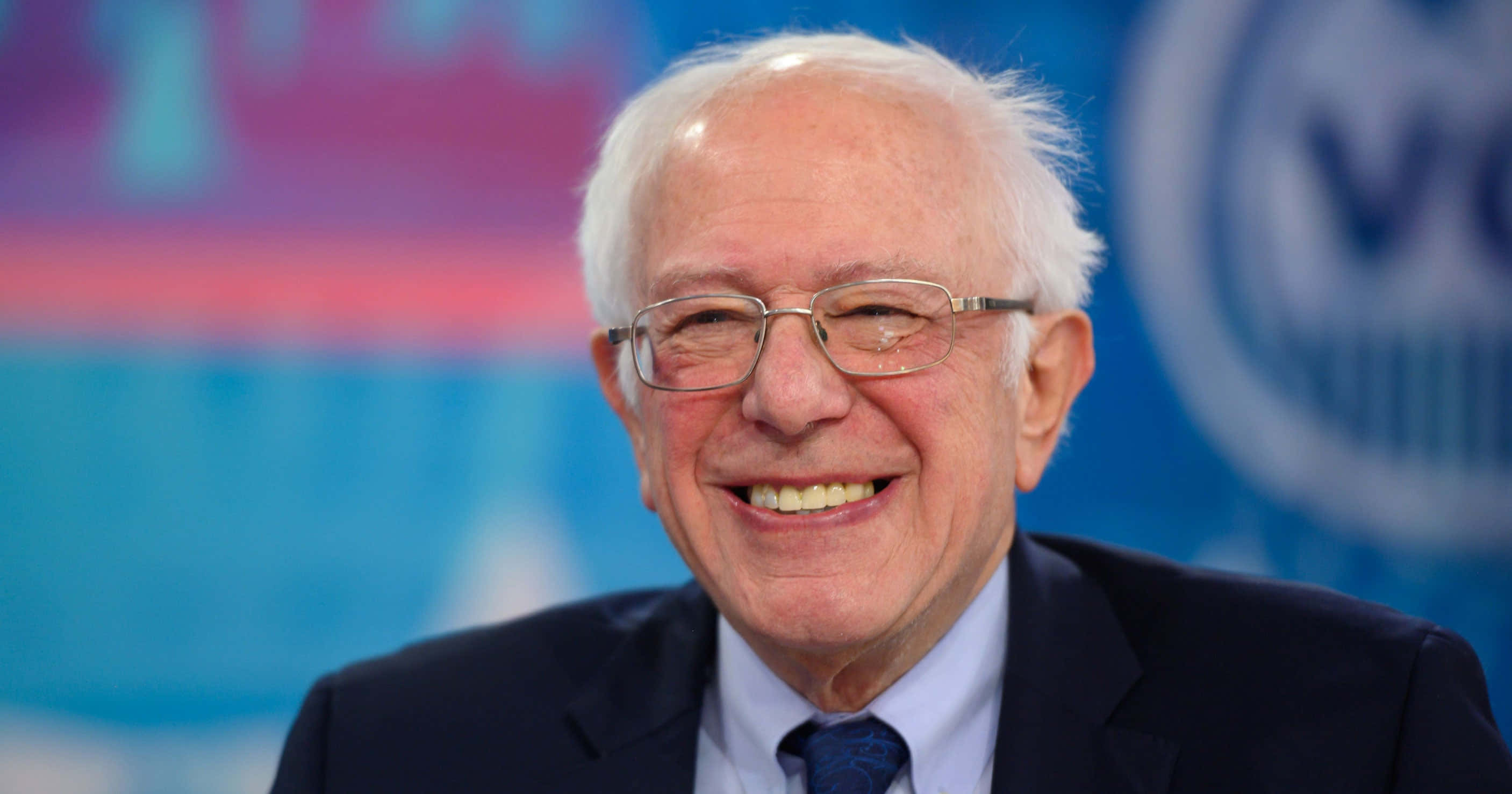 Bernie Sanders, white hair, glasses, 2K Desktop Wallpaper