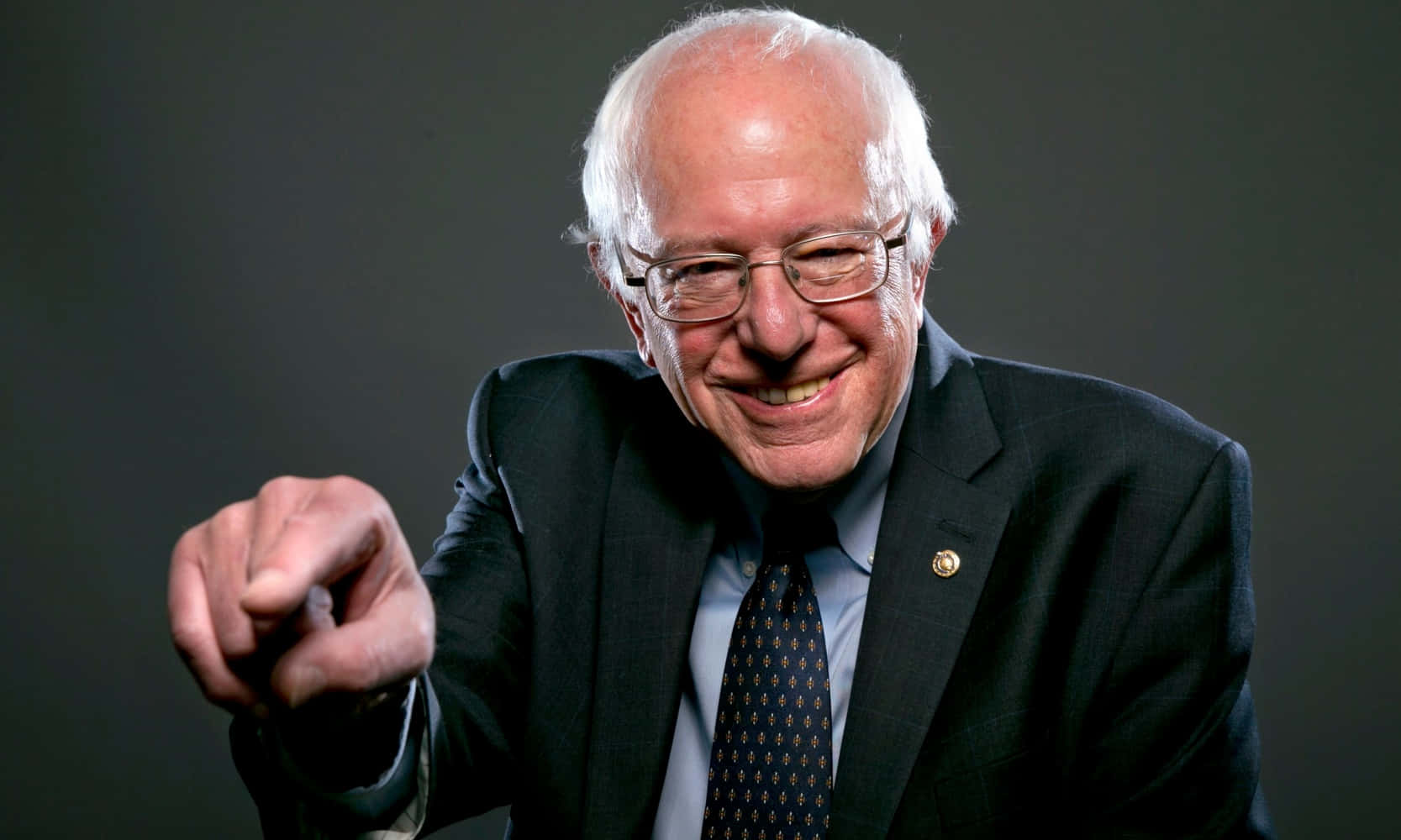 Bernie Sanders, dark suit, glasses, HD Desktop Wallpaper