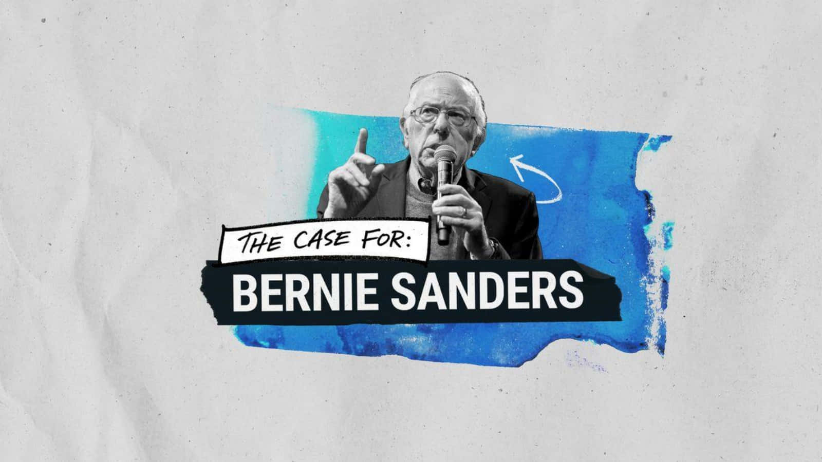 Bernie Sanders, microphone, finger raised, HD Desktop Wallpaper