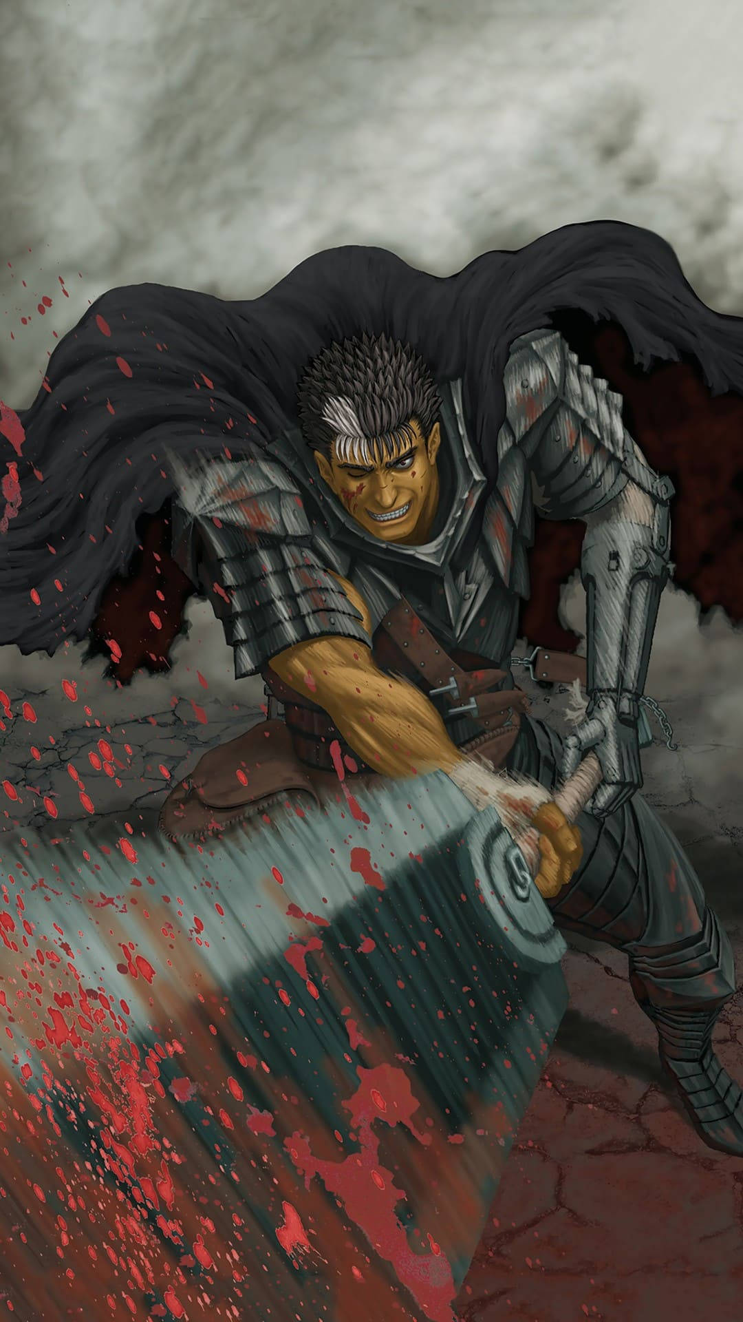 Berserk, Guts, black cape, Full HD Phone Wallpaper