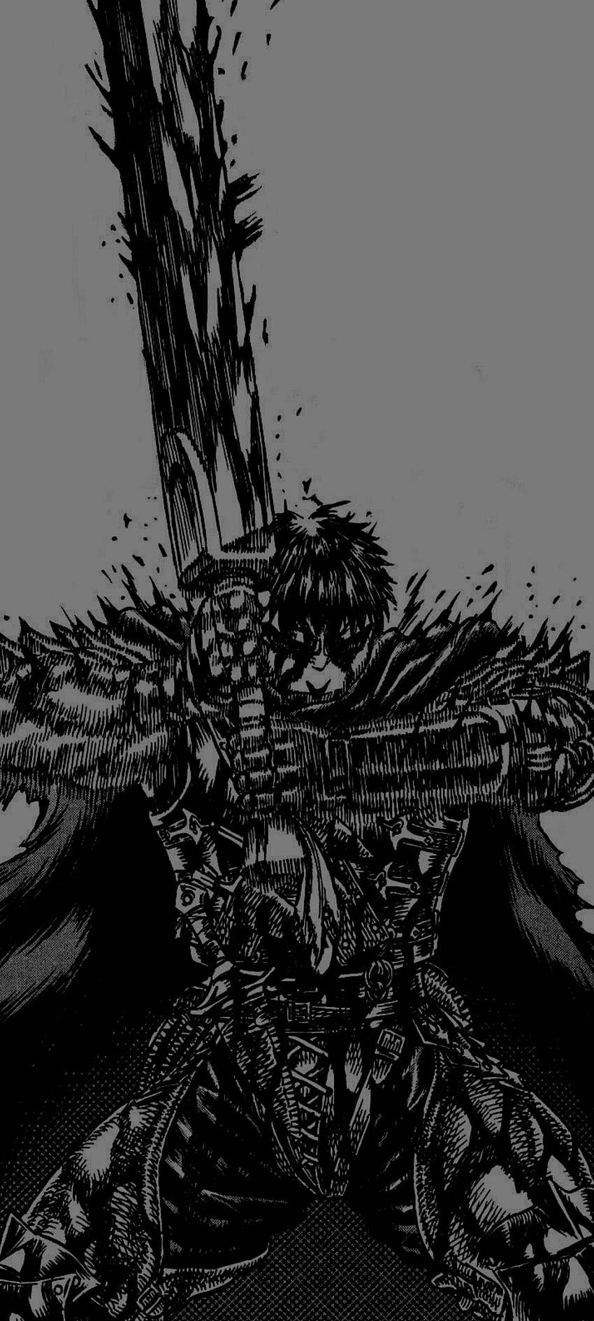 Berserk Guts, ornate armor, massive sword, HD Phone Wallpaper