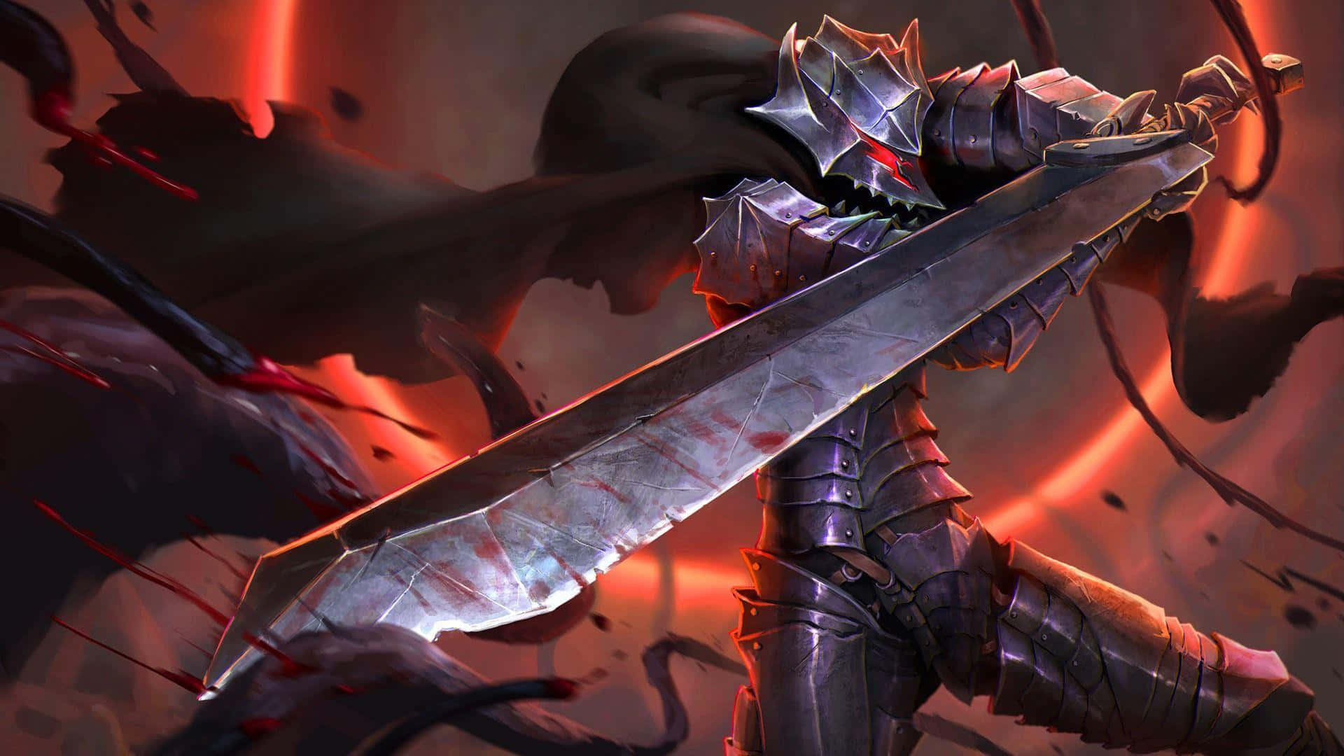 Berserk, Guts, spiked armor, Full HD Desktop Wallpaper