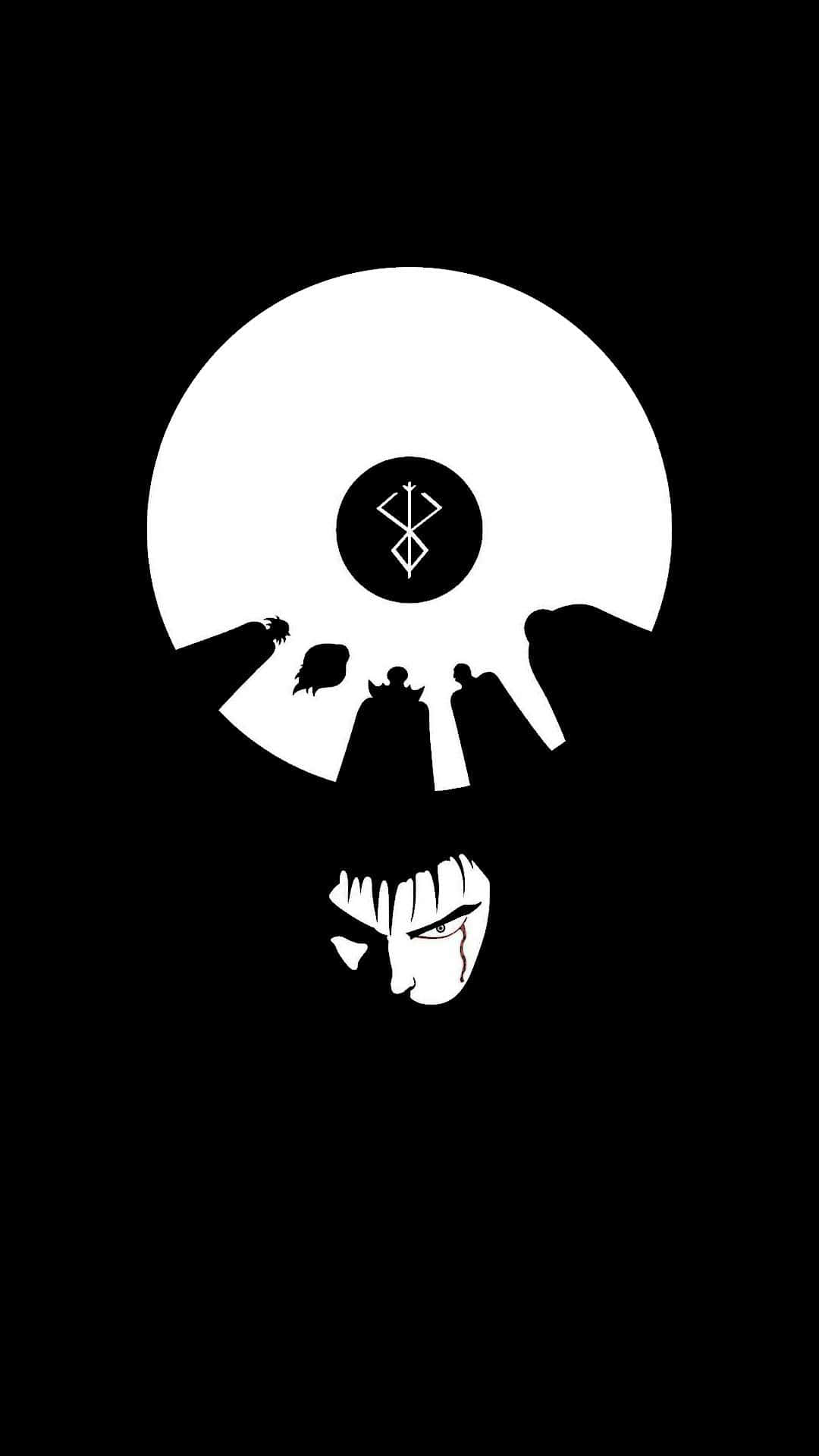 Berserk iPhone, skull, stylized face, Full HD Phone Wallpaper