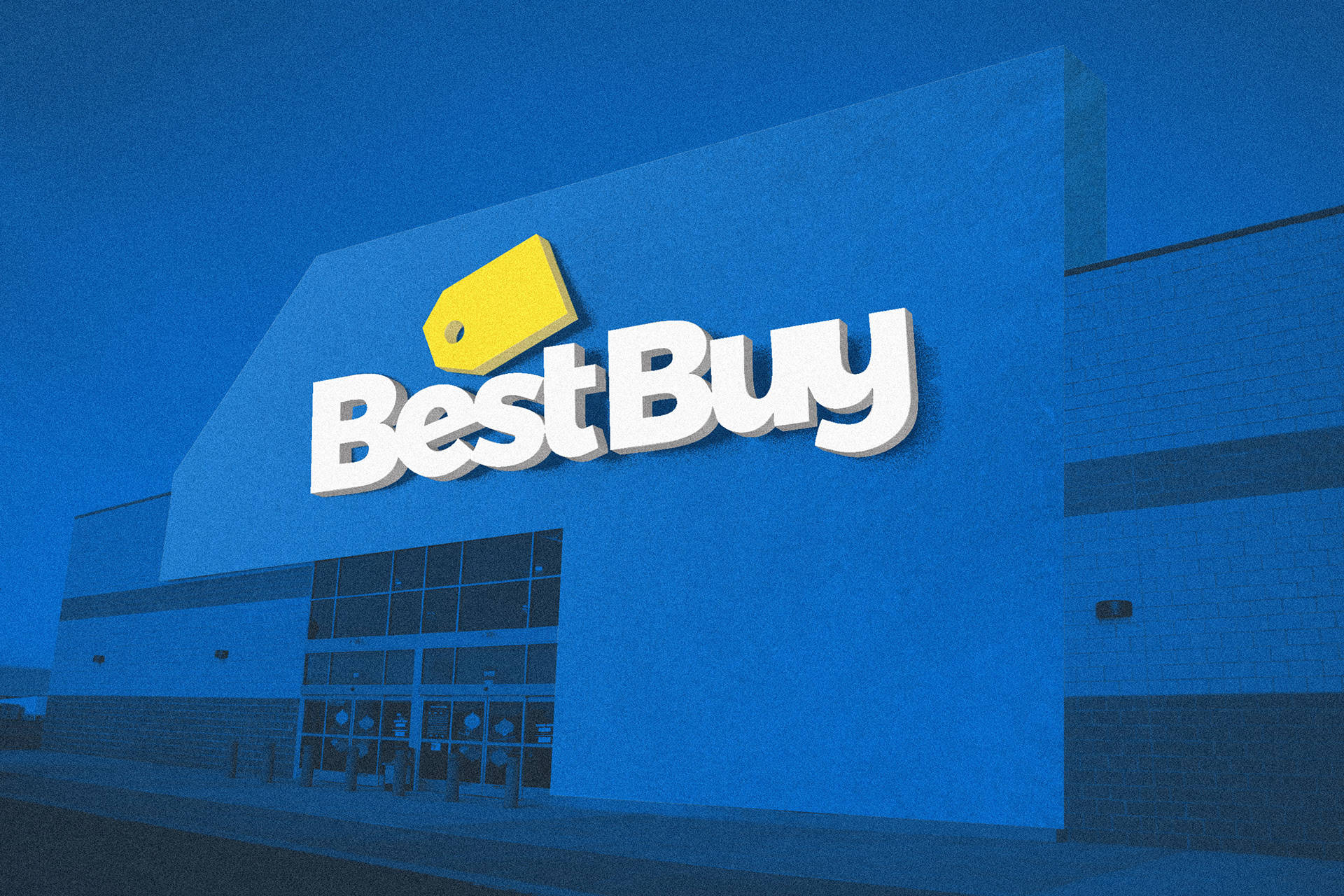 Best Buy, blue, white, Full HD Desktop Wallpaper