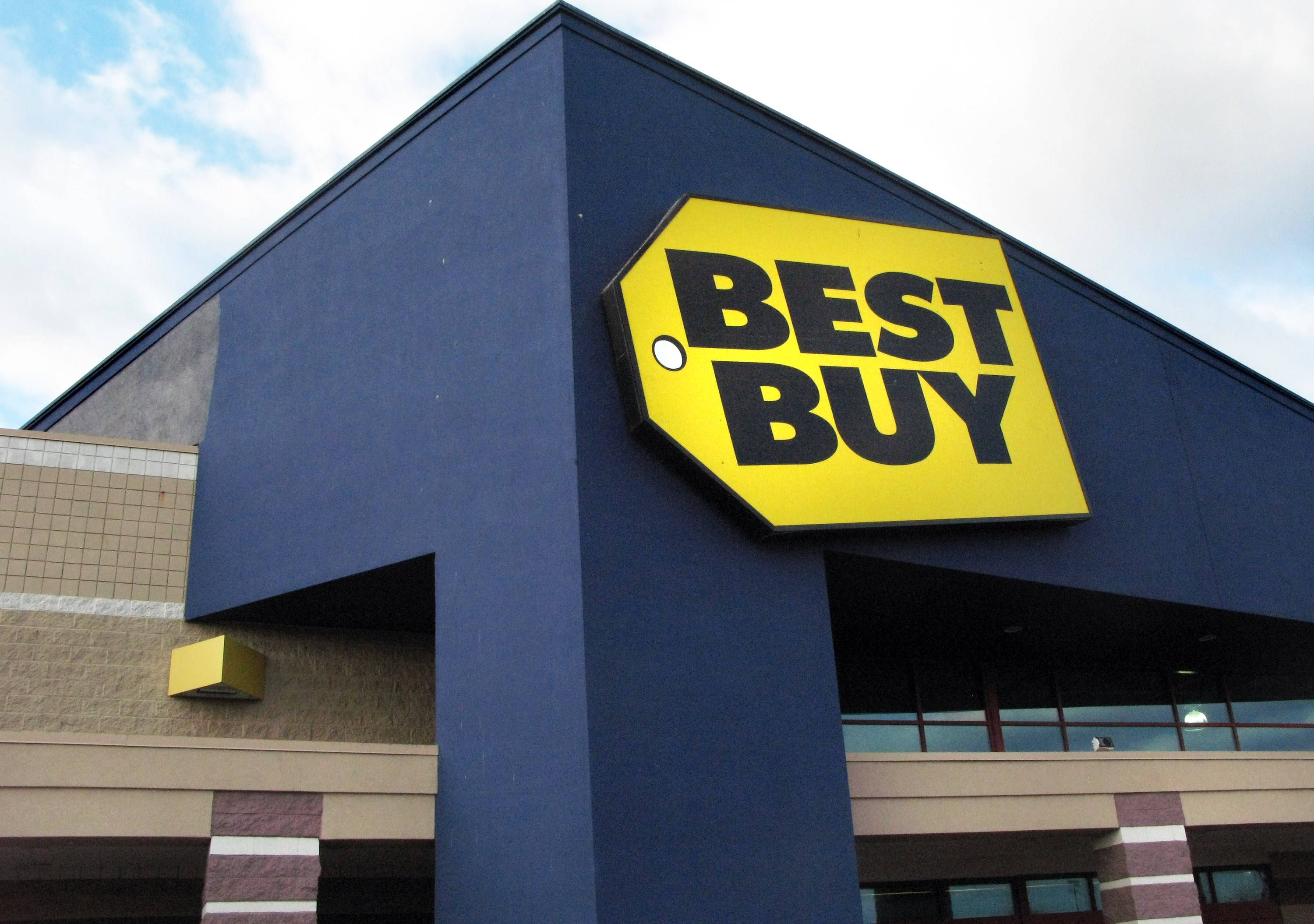 Best Buy, yellow, black lettering, 2K Desktop Wallpaper