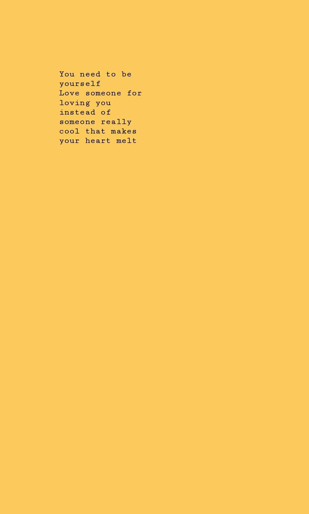 Best Friend Aesthetic, minimalist, yellow background, HD Phone Wallpaper