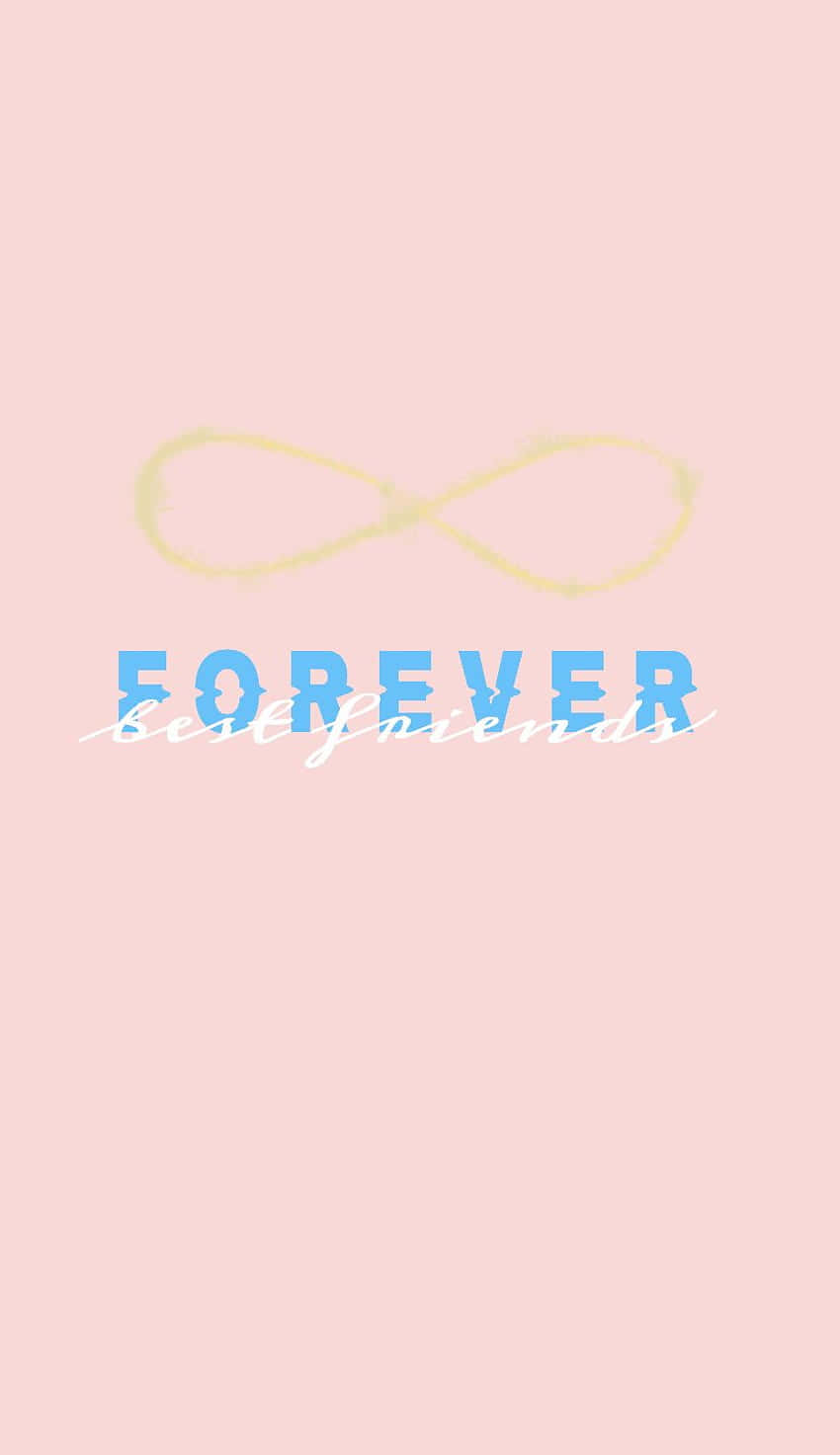Best Friends Forever iPhone, Light Pink, infinity symbol, HD Phone Wallpaper
