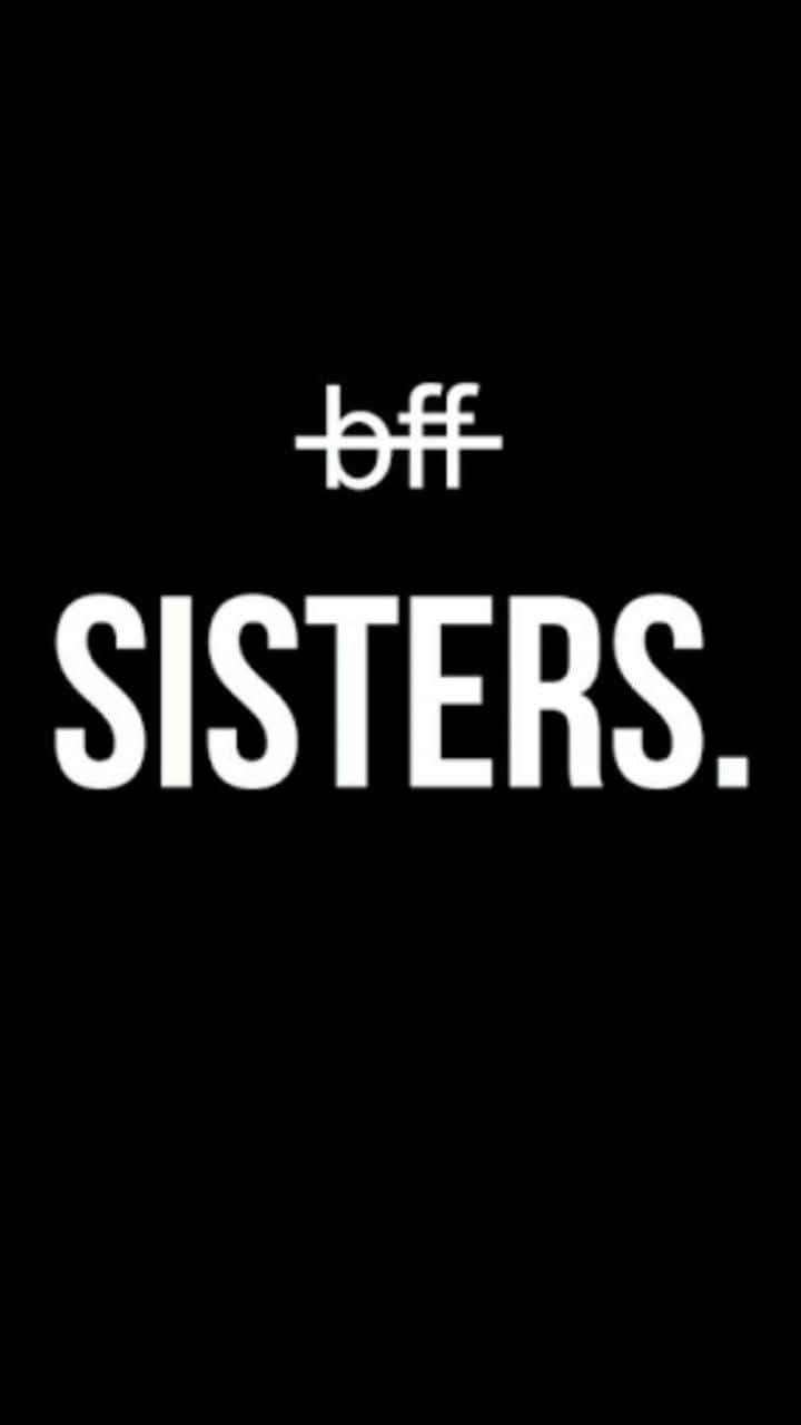 Best Friends Forever iPhone, black background, white text, HD Phone Wallpaper