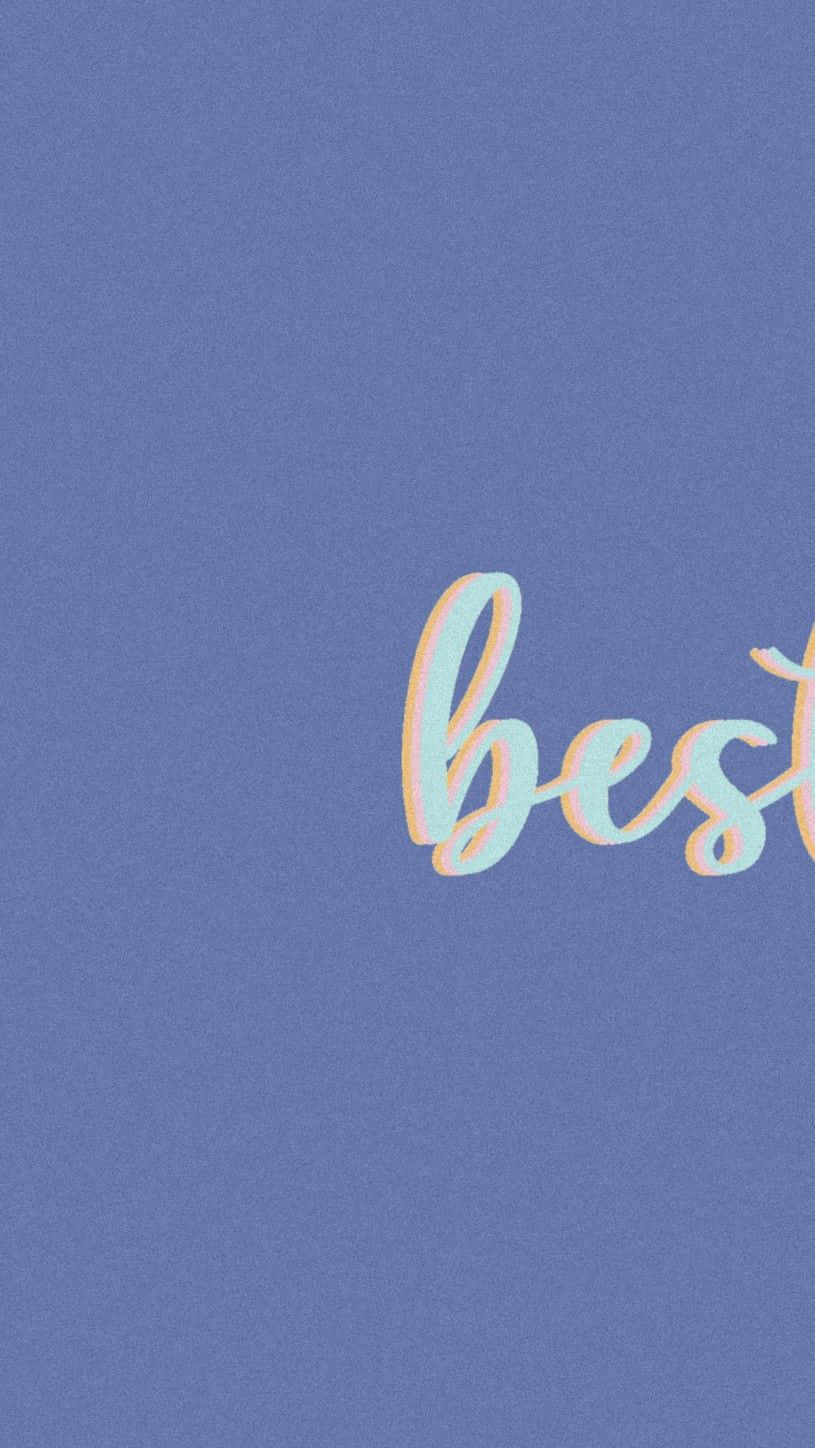 Best Friends Forever iPhone, pastel tones, soft cursive text, HD Phone Wallpaper