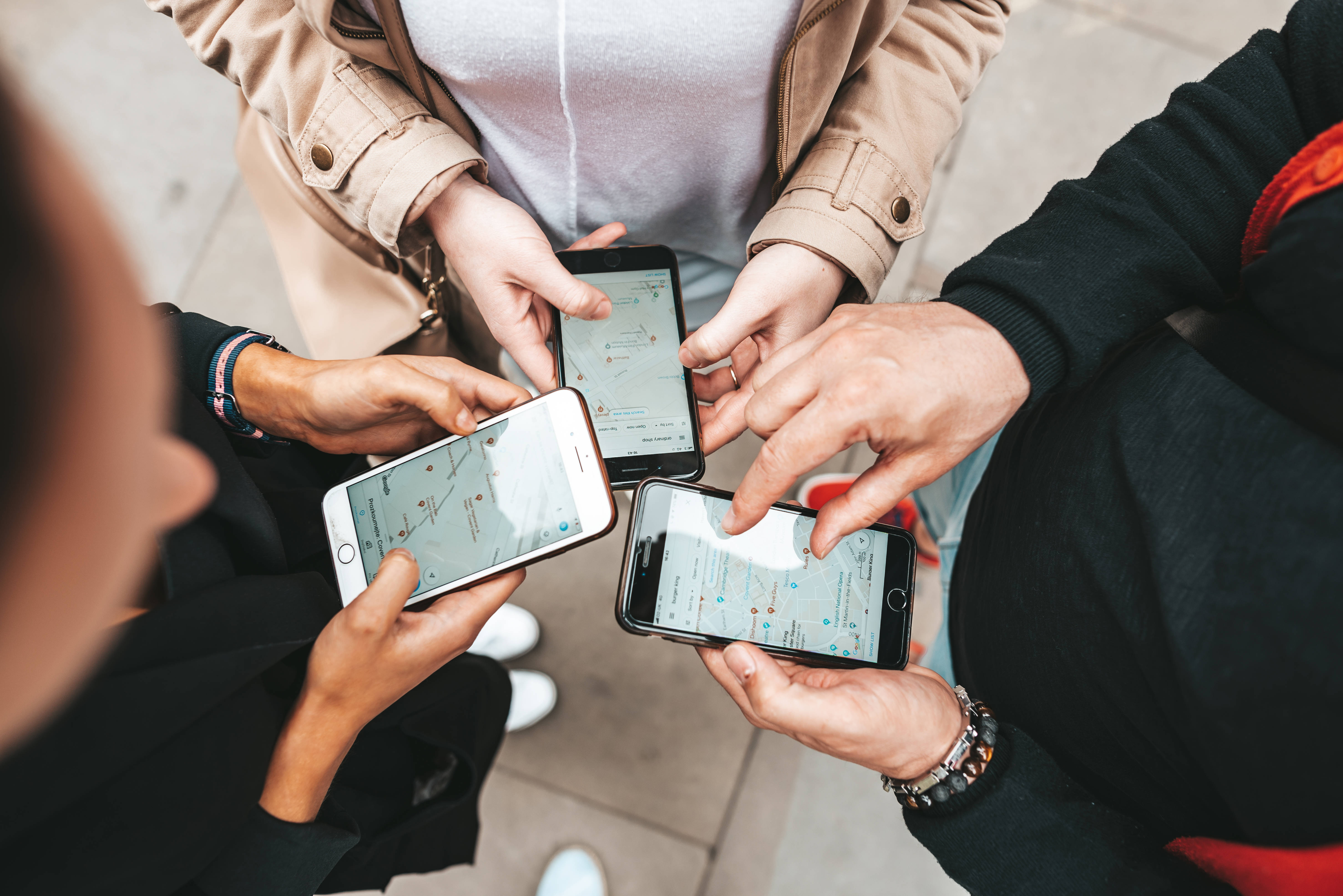 Best Friends Forever, smartphones, maps, 5K Desktop Wallpaper