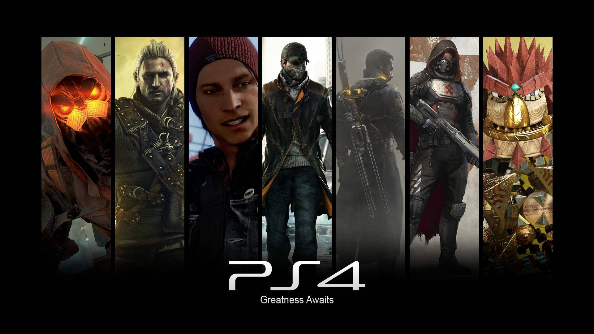 PS4, male characters, stylized video game characters, Full HD Desktop Wallpaper