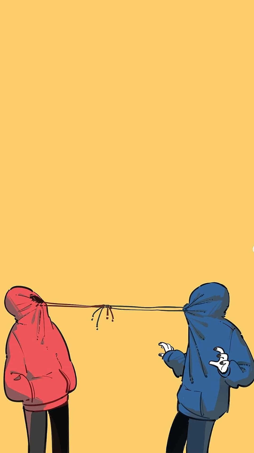 Bestie Hoodie Chew Pfp, red, blue, Full HD Phone Wallpaper
