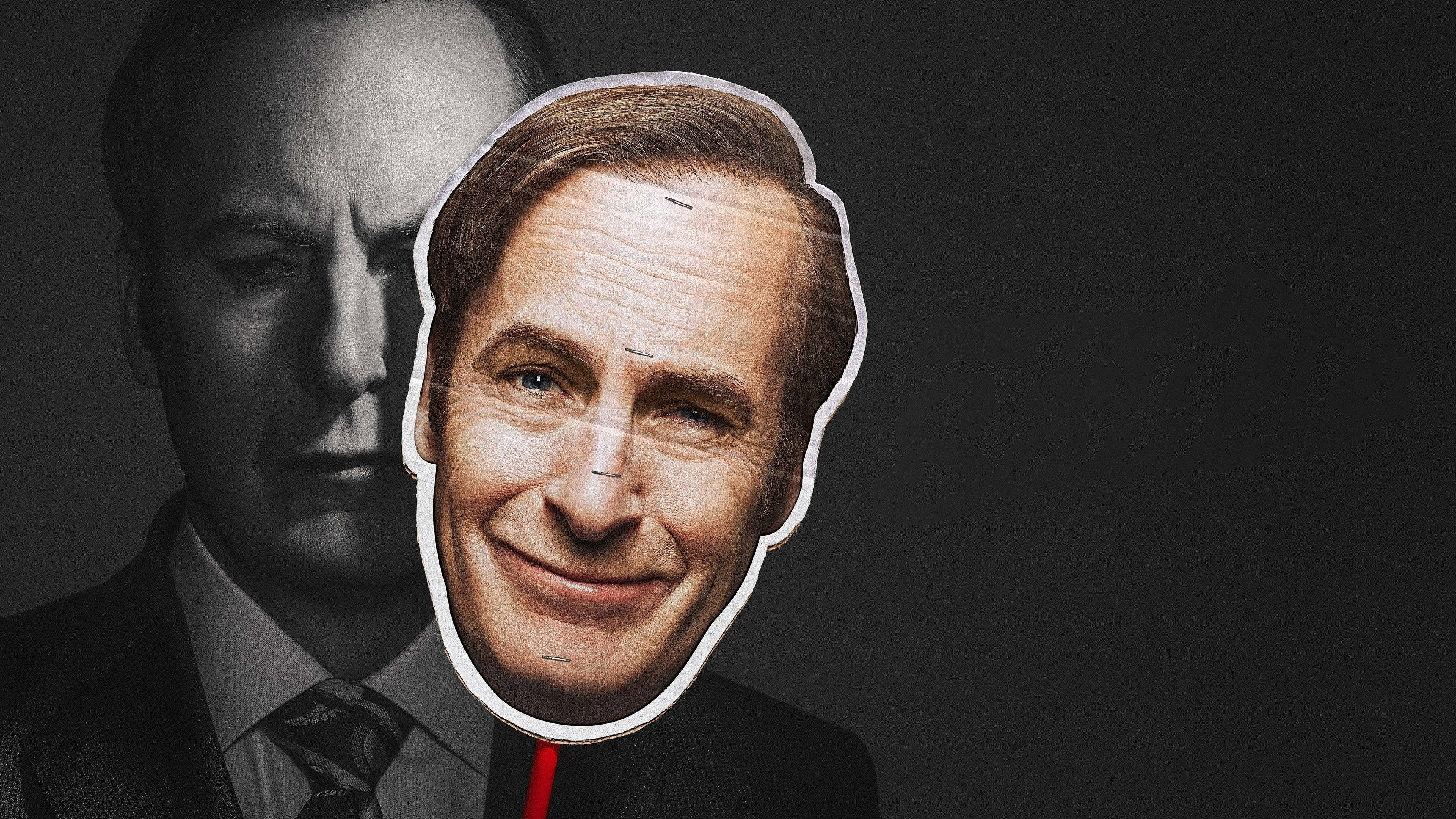 Better Call Saul, cutout mask, smiling man, 4K Desktop Wallpaper