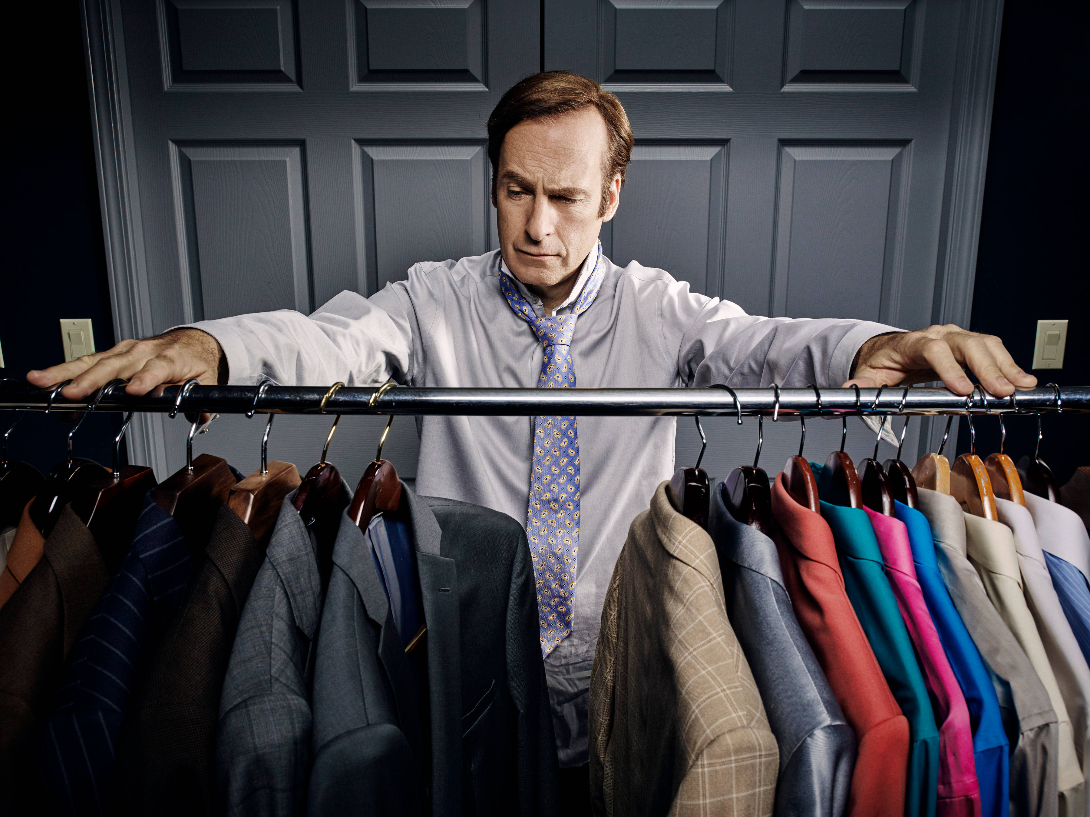 Better Call Saul, closet, light shirt, 2K Desktop Wallpaper