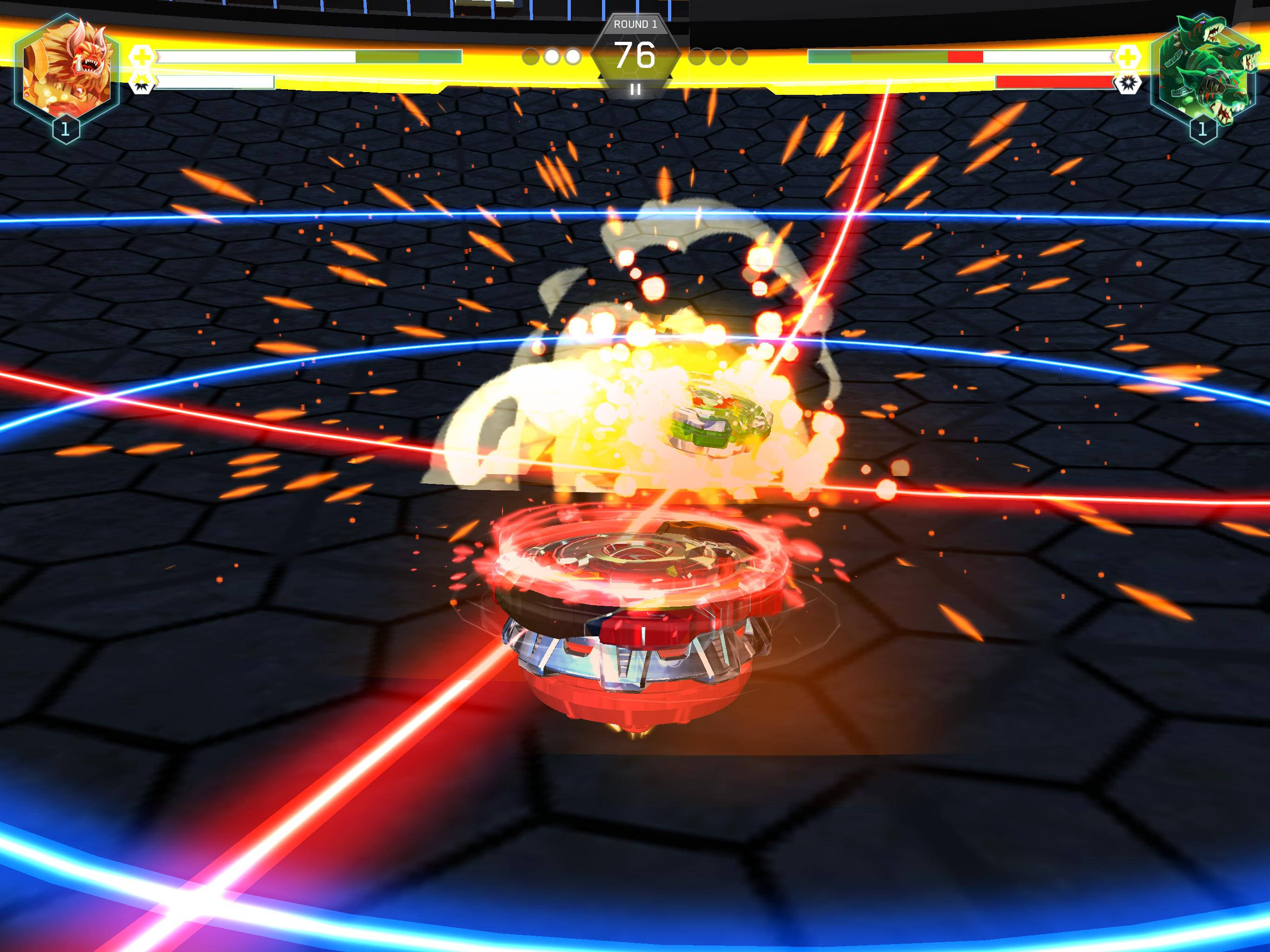 Beyblade Burst, Beyblade, hexagonal arena, 2K Desktop Wallpaper