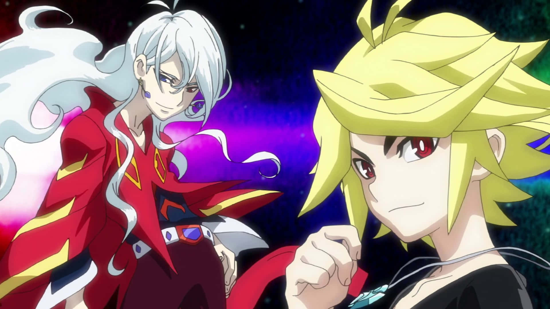 Phi, Beyblade Burst, silver hair, Full HD Desktop Wallpaper
