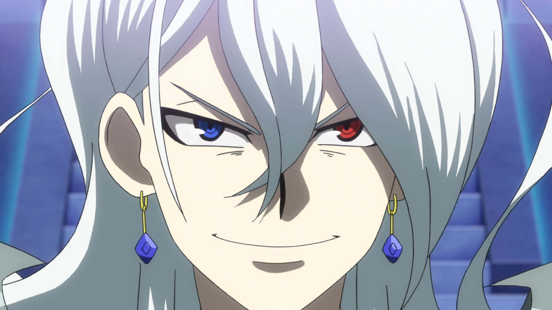 Beyblade Burst Phi, Smirk, silver hair, Full HD Desktop Wallpaper