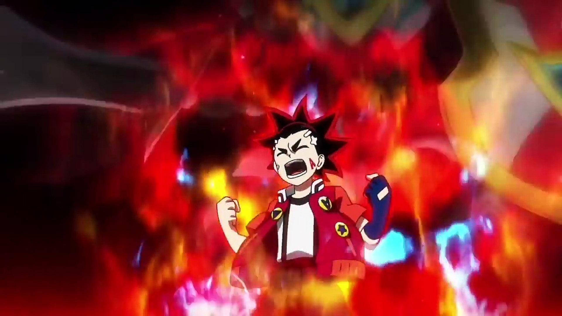 Beyblade Burst, Emotional Aiga, spiky black hair, Full HD Desktop Wallpaper