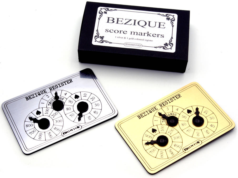 Bezique score markers, silver, gold, SD Desktop Wallpaper