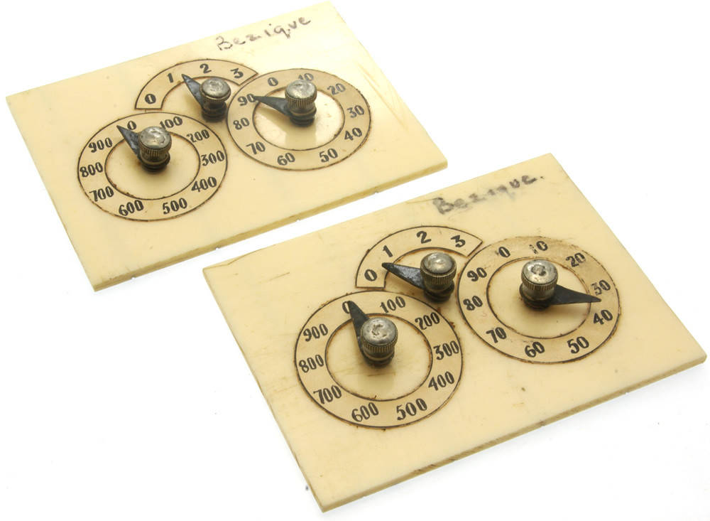 Bezique, beige wooden, metal knobs, SD Desktop Wallpaper