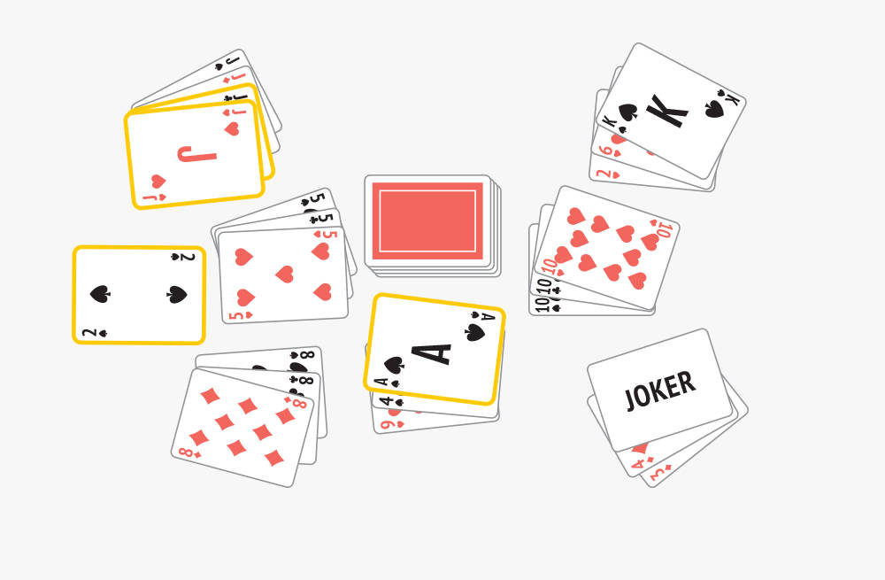 Bezique, playing cards, jokers, SD Desktop Wallpaper