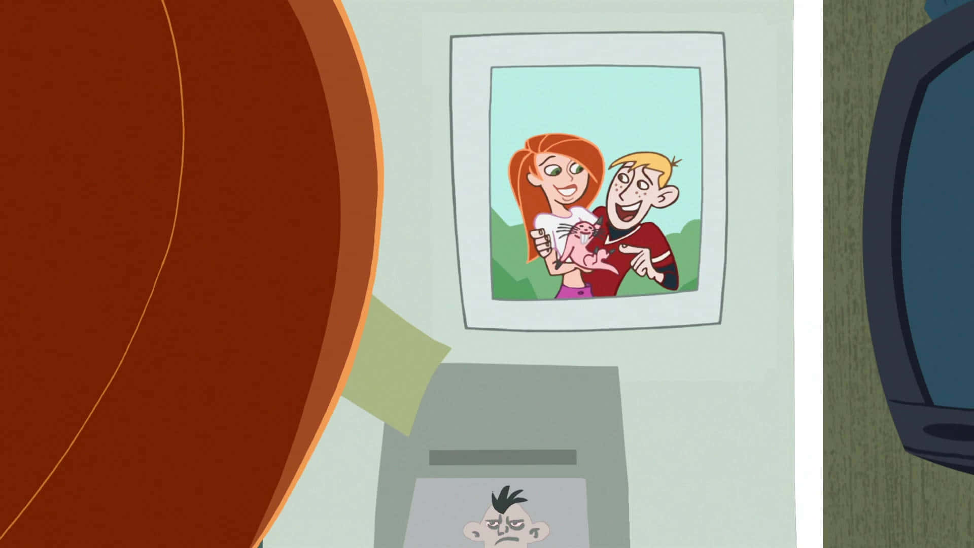 Bff iPhone, red-haired girl, blonde boy, Full HD Desktop Wallpaper