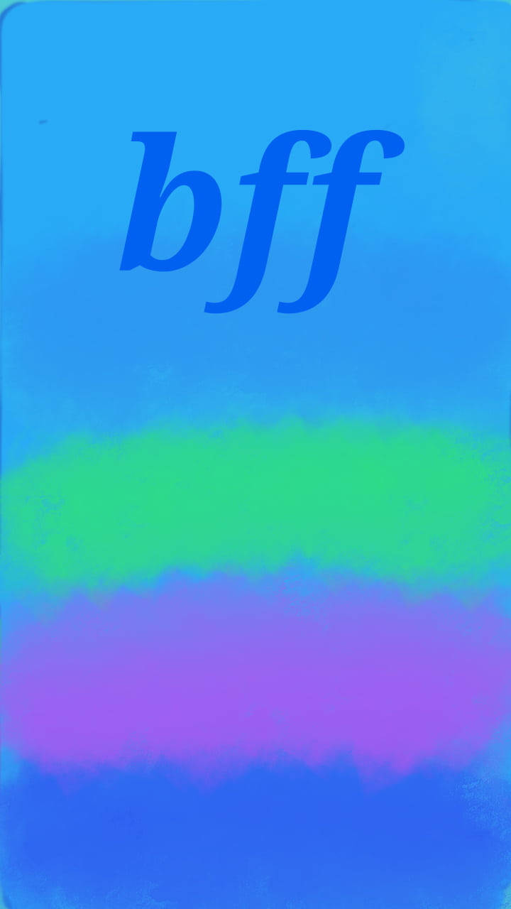 Green Purple Blue Girly BFF, teal green, magenta purple, HD Phone Wallpaper