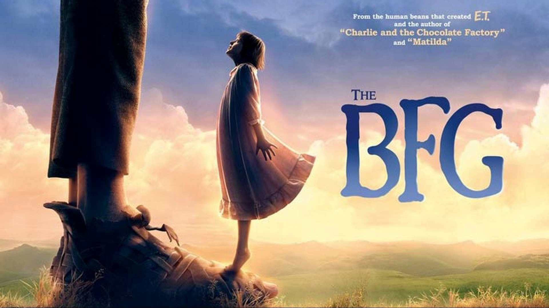 The BFG, giant's giant foot, sunlit grassy field, Full HD Desktop Wallpaper