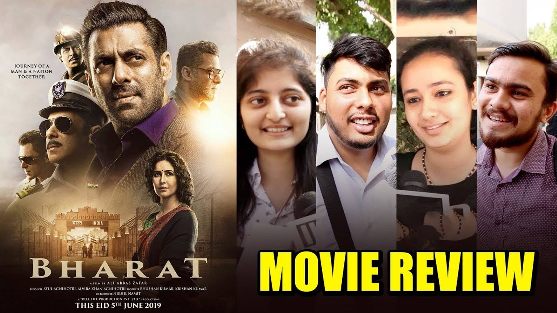 Bharat, golden background, movie poster collage, Full HD Desktop Wallpaper